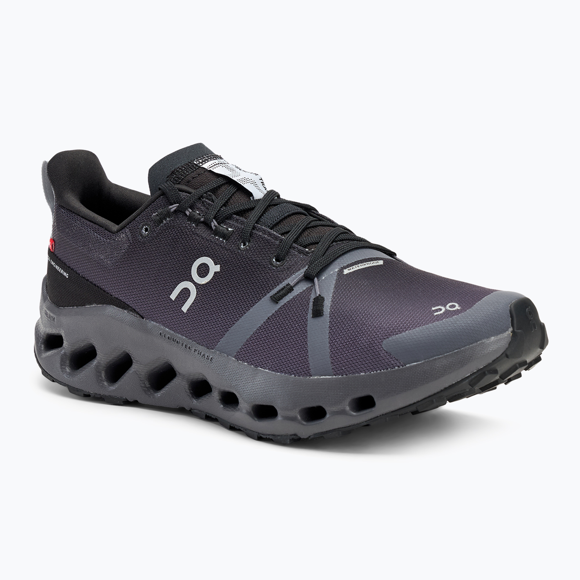 Buty do biegania męskie On Running Cloudsurfer Trail Waterproof black/eclipse 