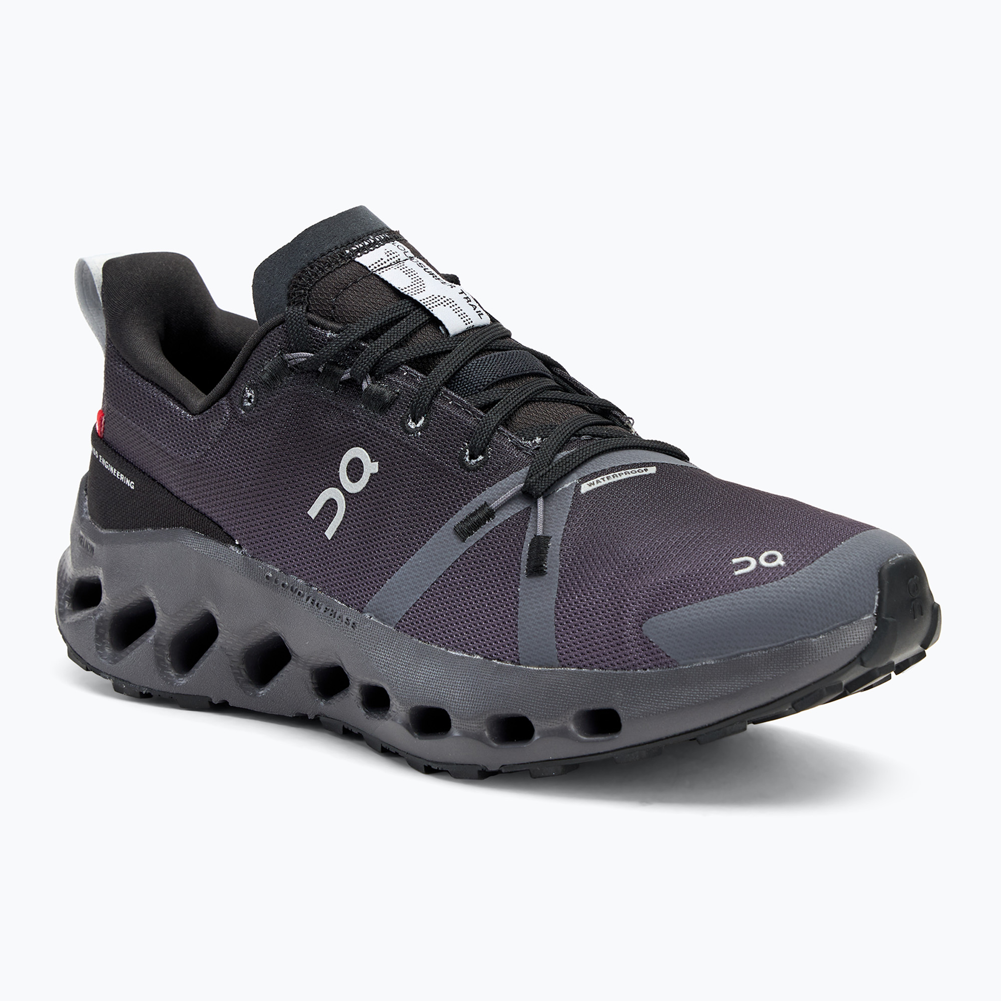 Buty do biegania damskie On Running Cloudsurfer Trail Waterproof black/eclipse 