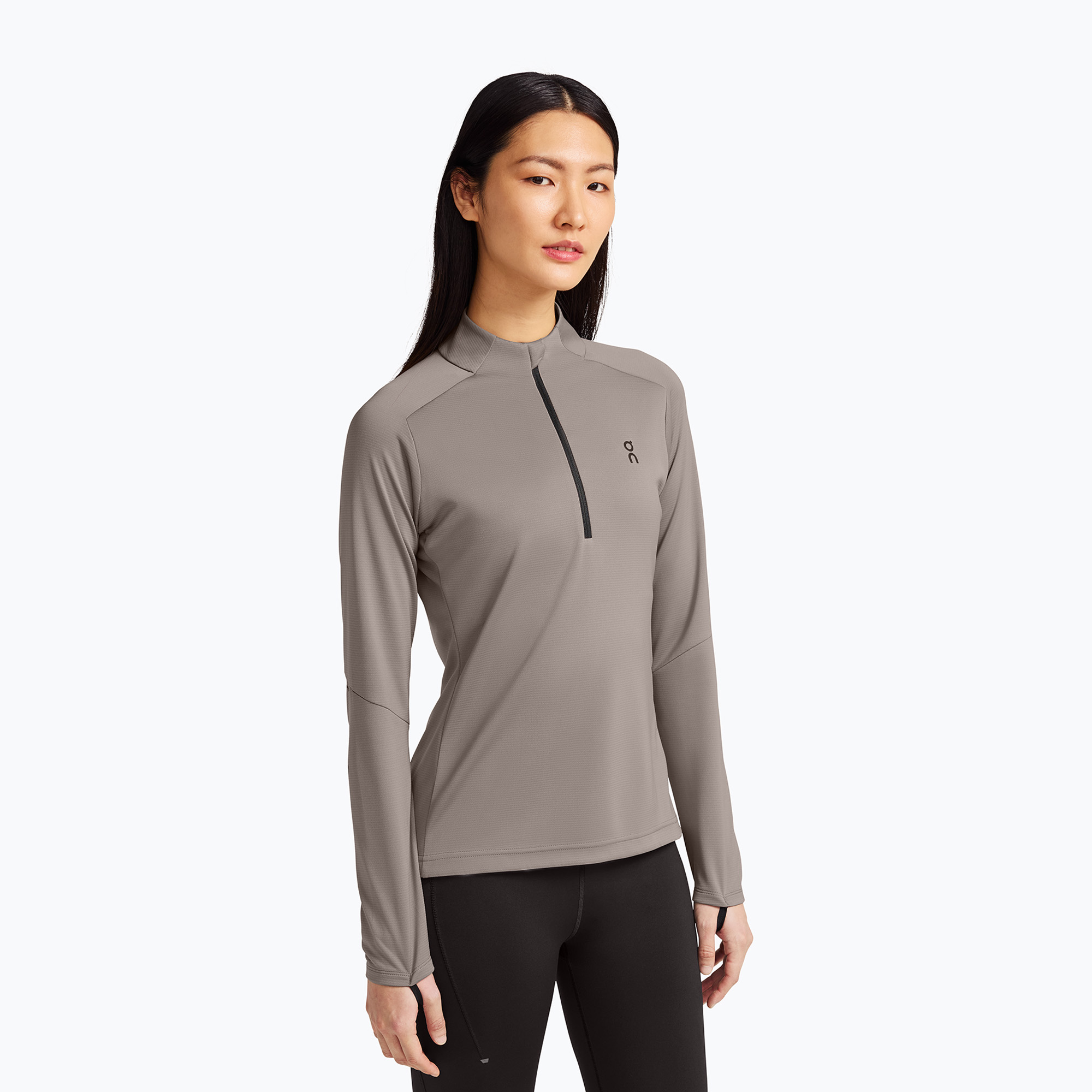 Bluza do biegania damska On Climate Shirt cinder 