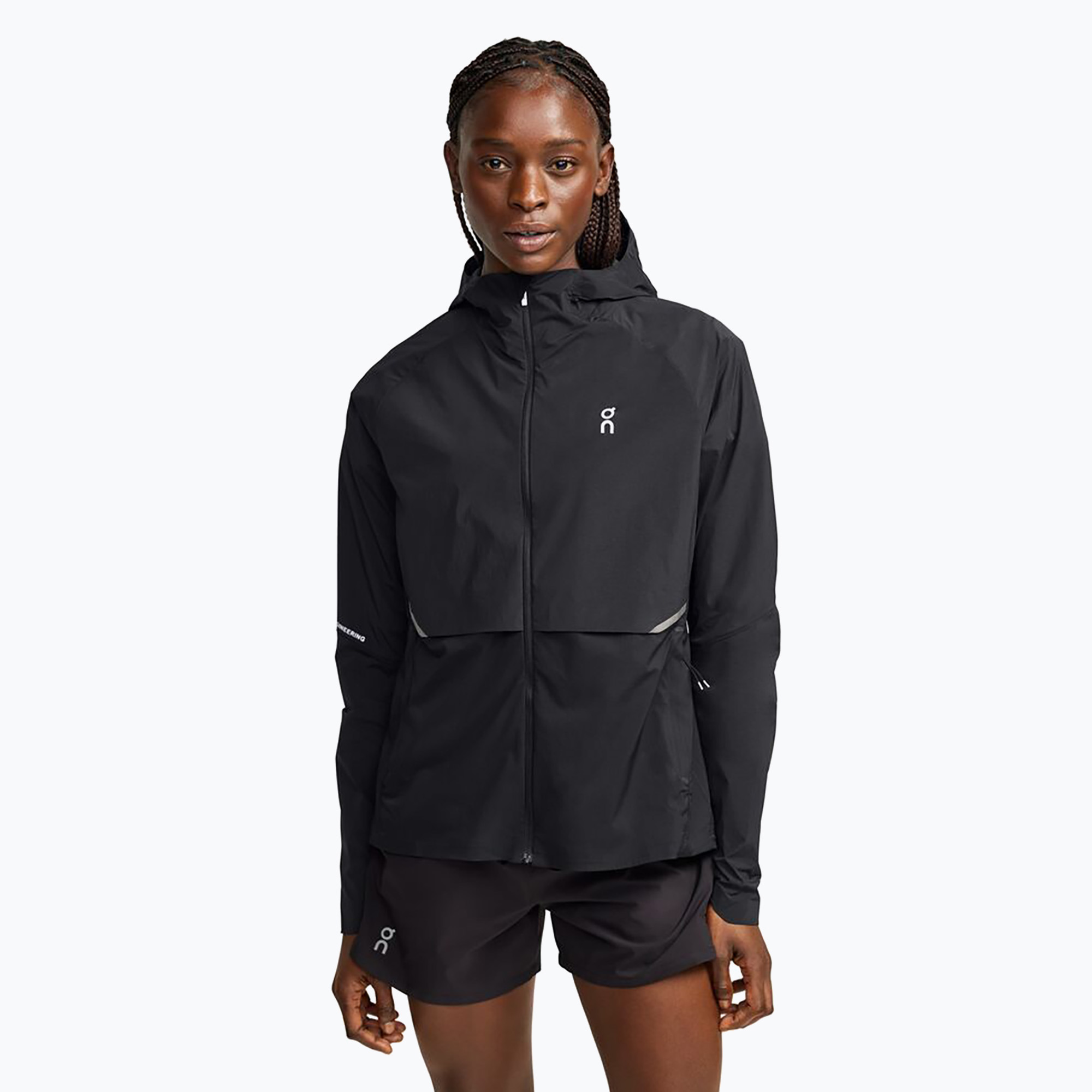 Kurtka do biegania damska On Running Core black 