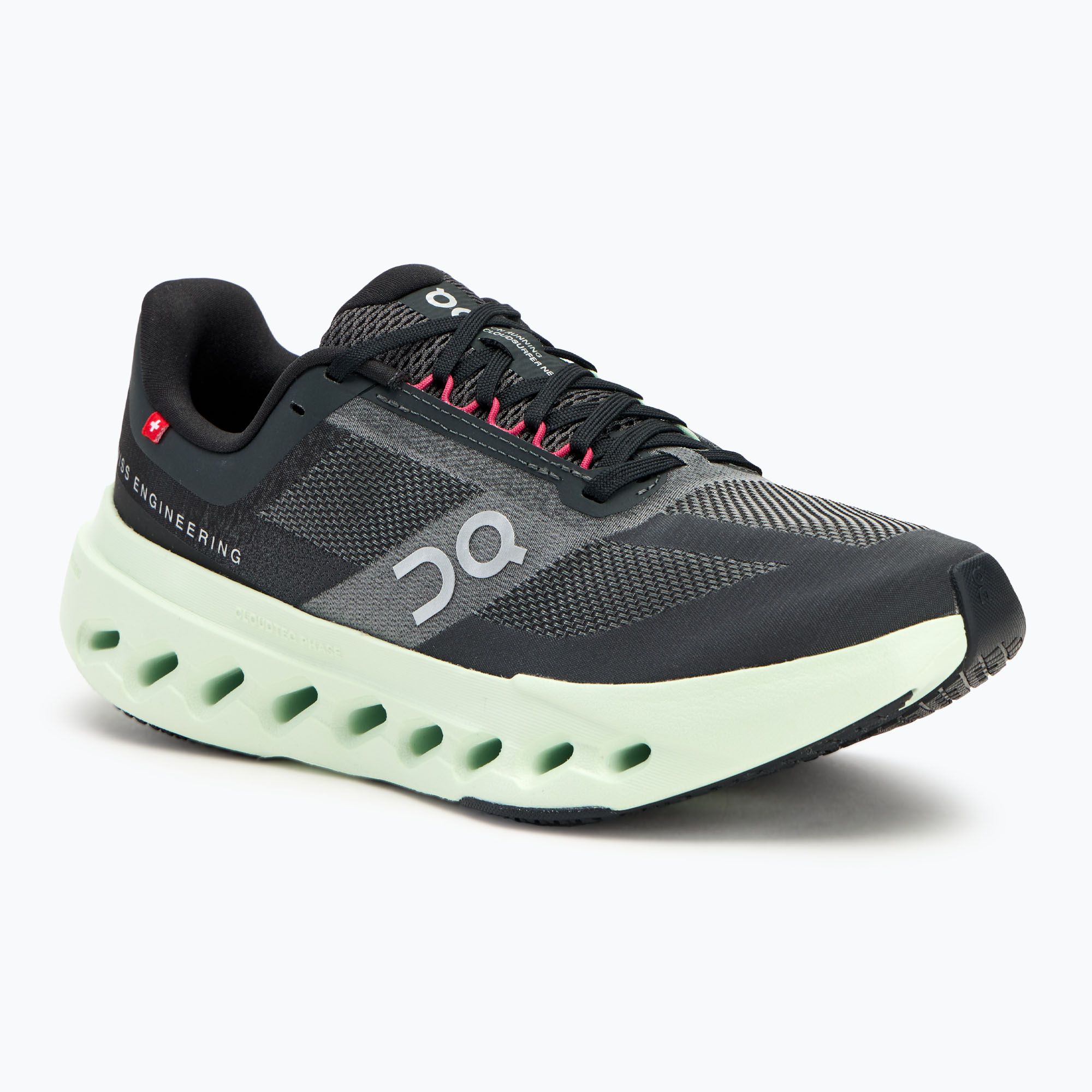 Buty do biegania damskie On Running Cloudsurfer Next black/lima 