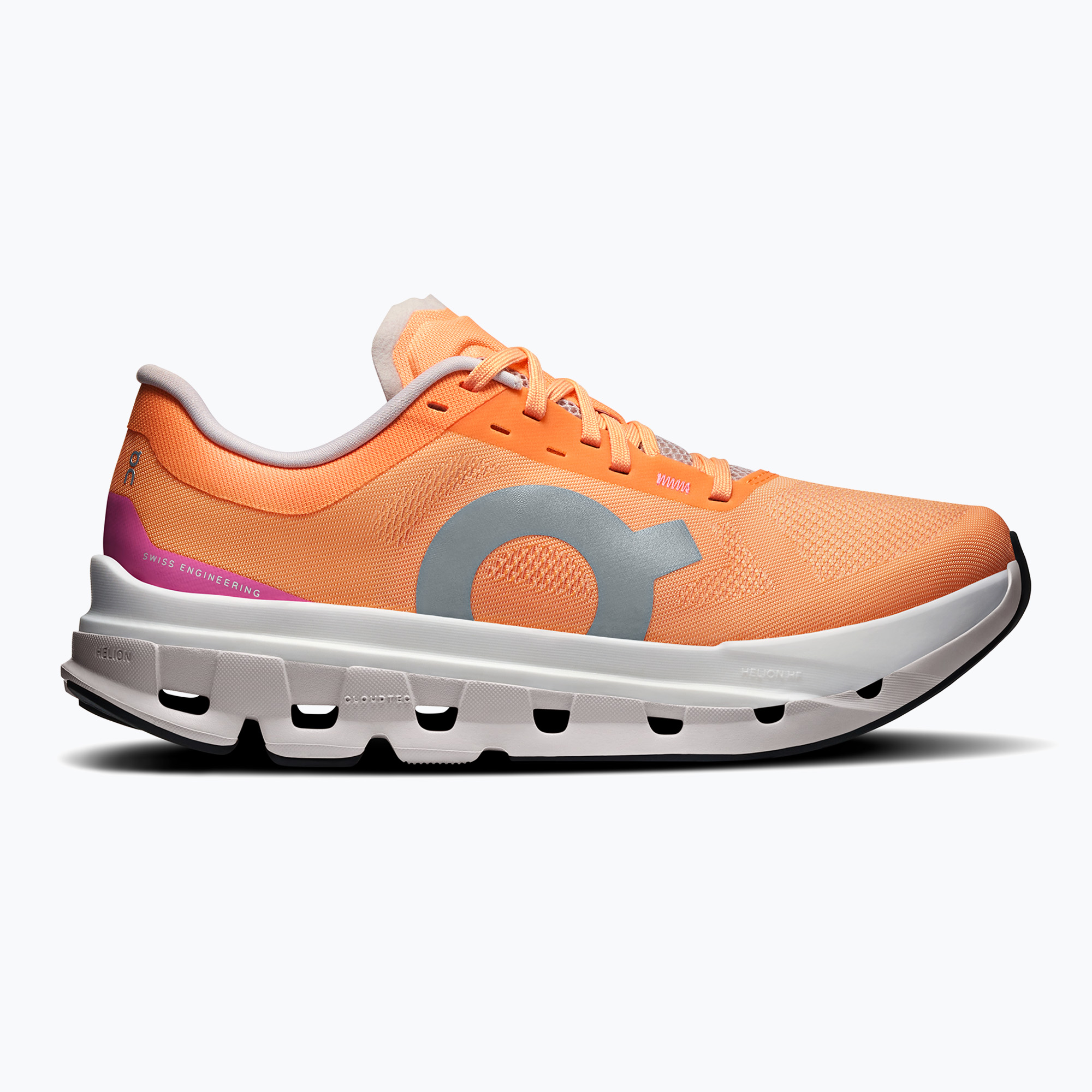Buty do biegania damskie On Running Cloudflow 5 tangerine/silver 
