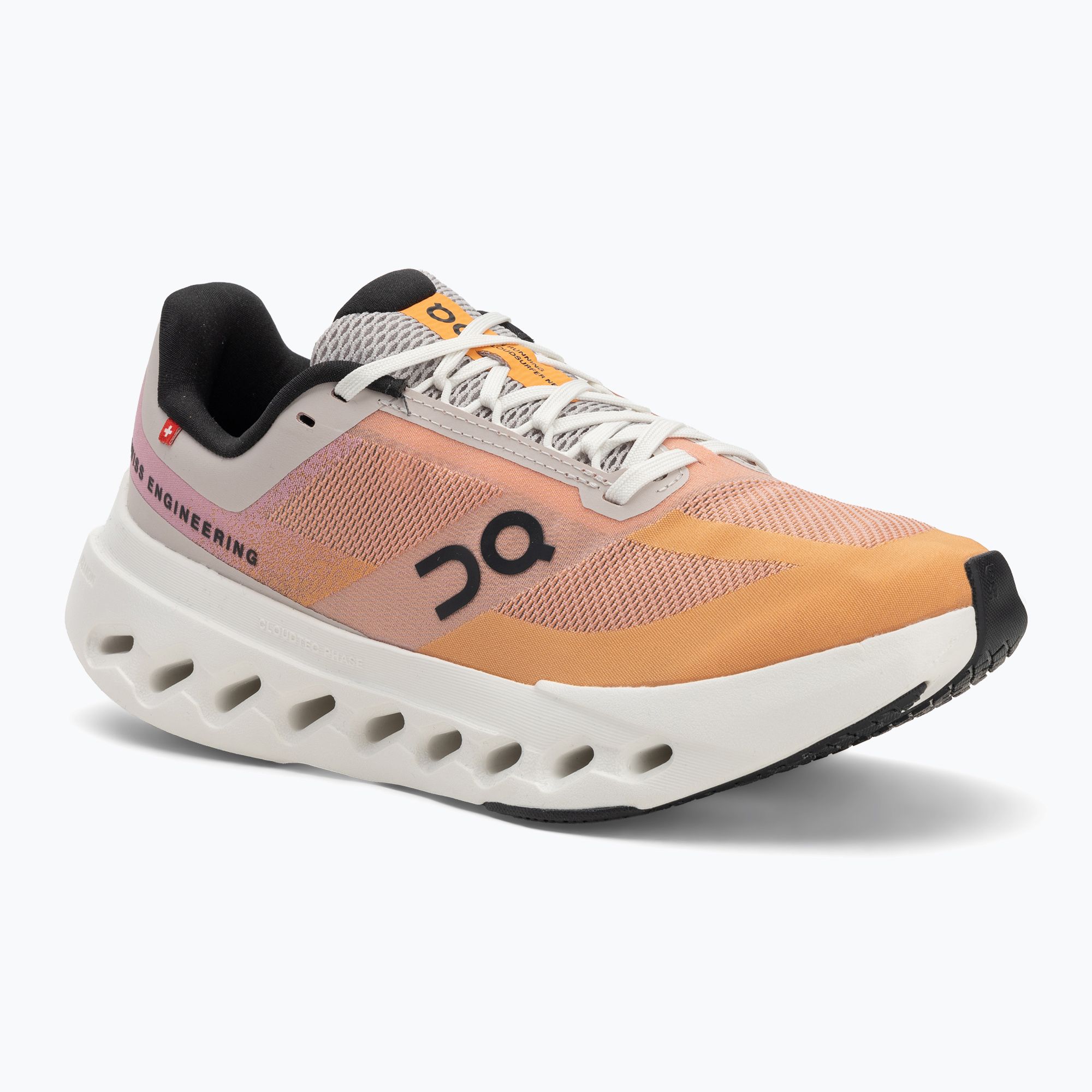 Buty do biegania damskie On Running Cloudsurfer Next tangerine/ivory 