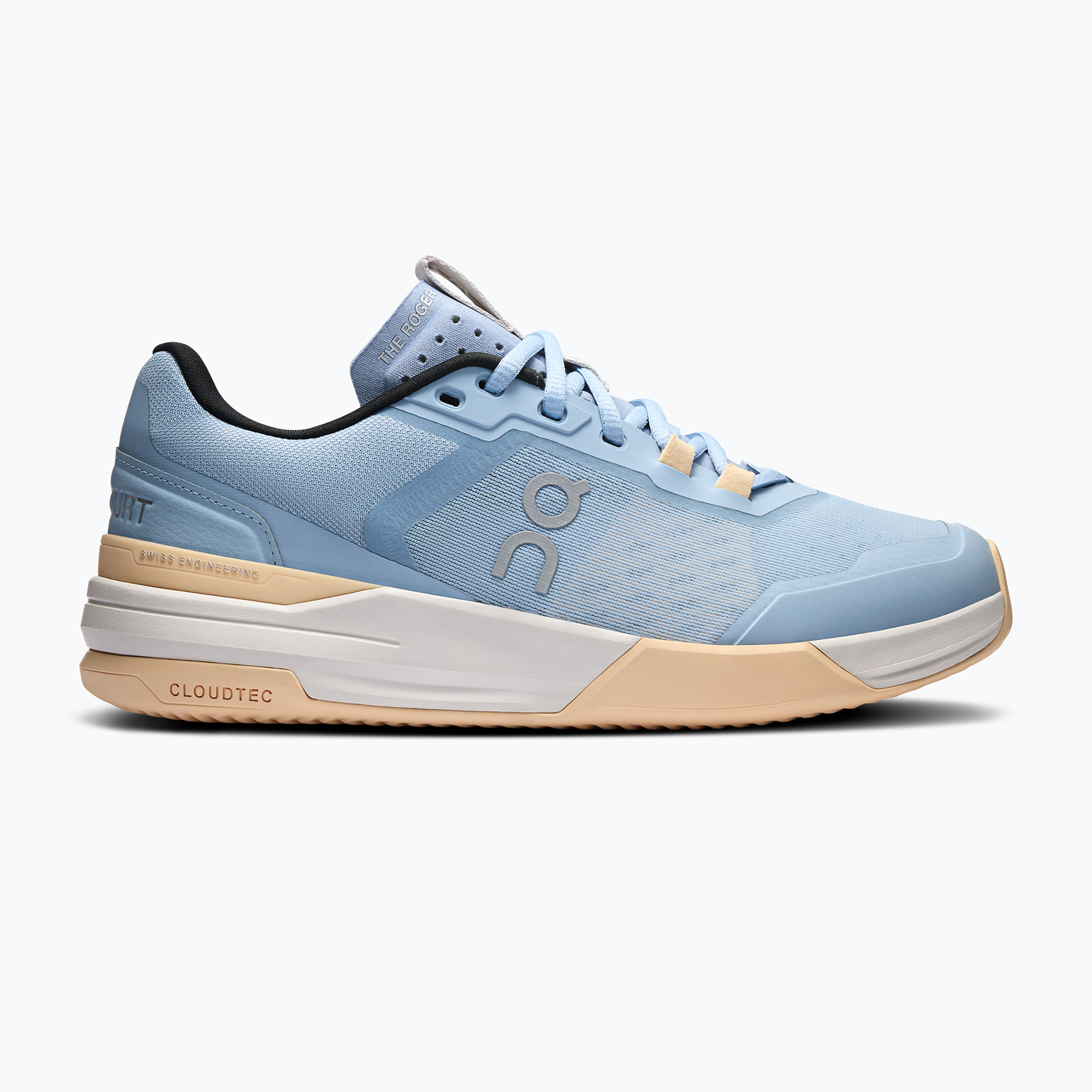 Dámske tenisové topánky On Running The Roger Advantage Pro Clay chambray/blonde (The Roger Advantage Pro Clay 3WF10712941)