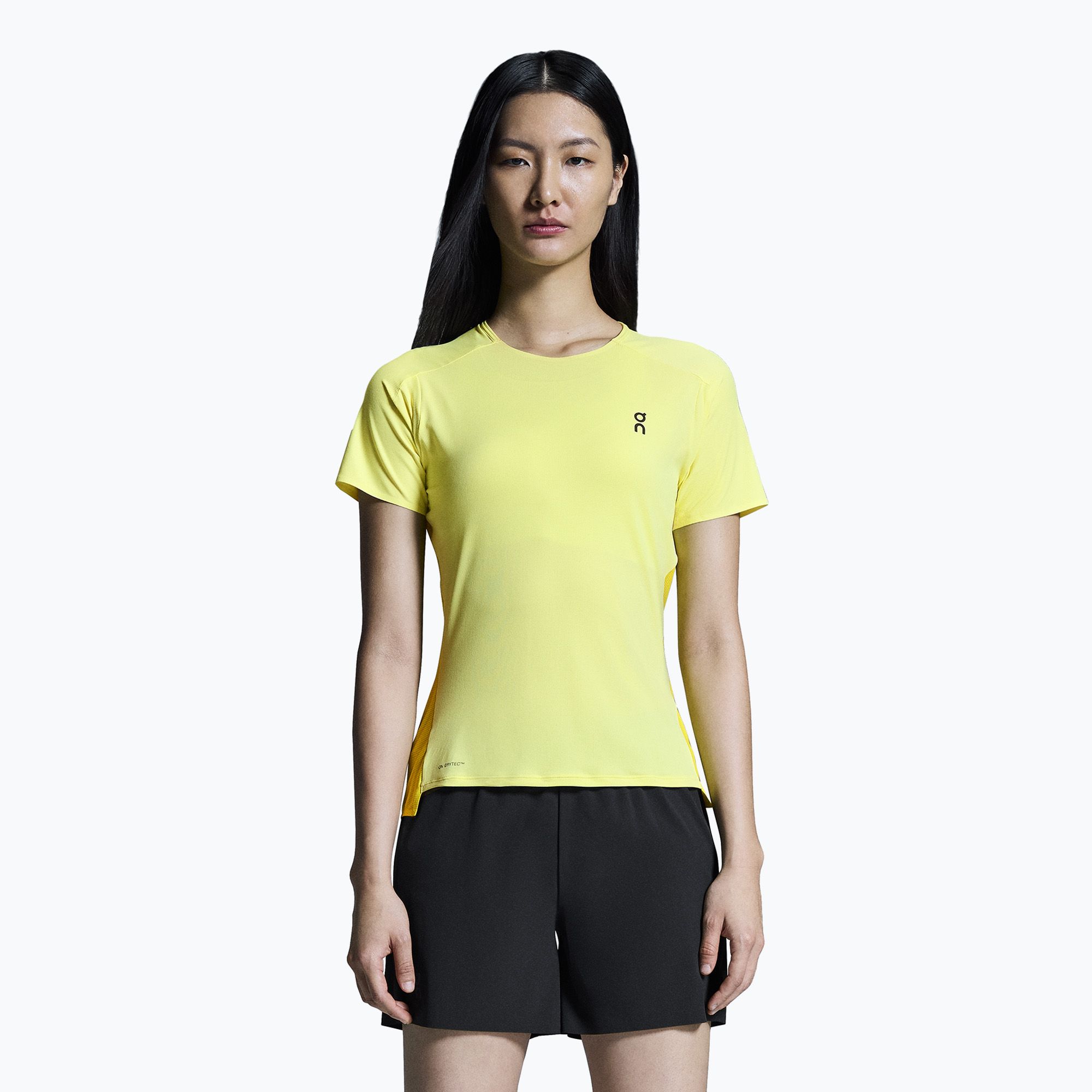 Koszulka do biegania damska On Running Performance-T limelight/lime 