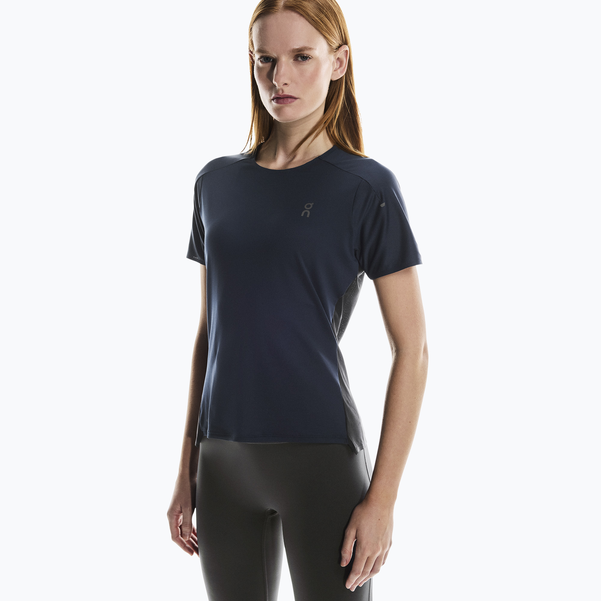 Koszulka do biegania damska On Running Performance-T navy/black 
