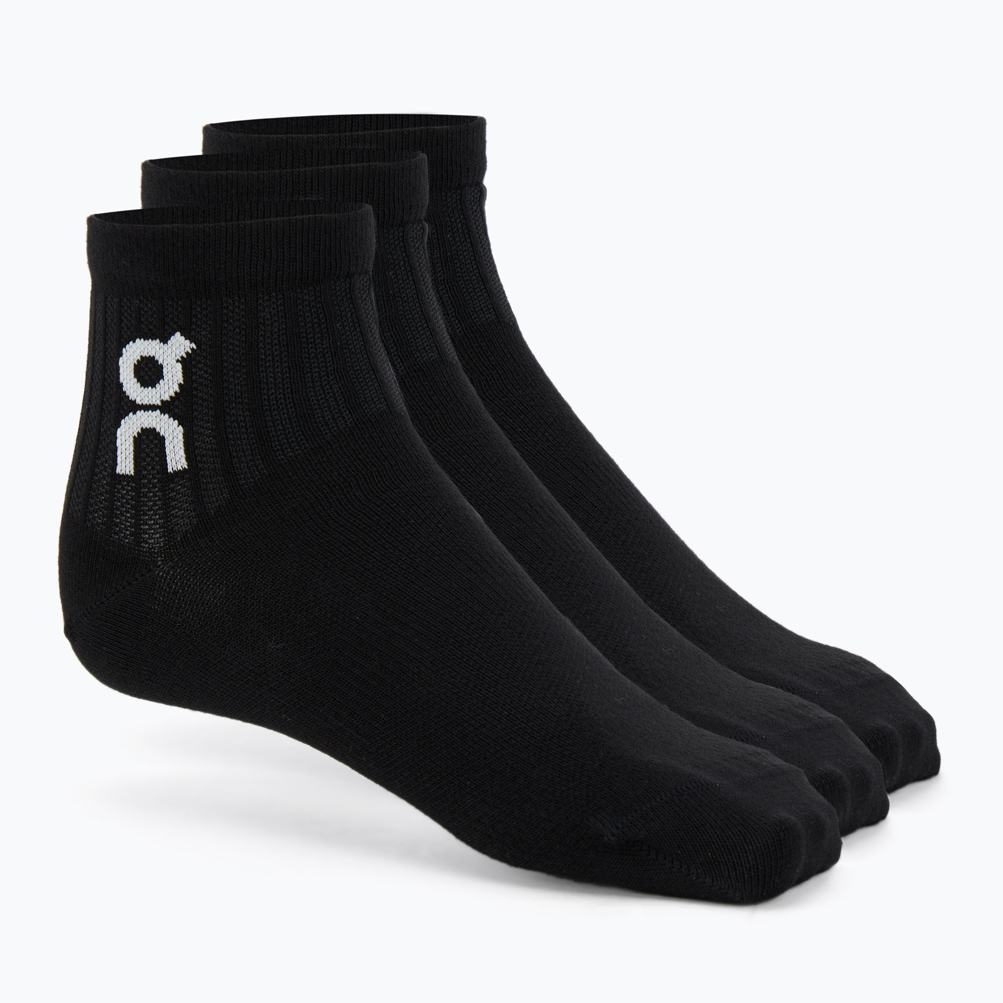 Ponožky On Running Logo High 3 pary biele (Logo Sock Mid 2UF10520553)