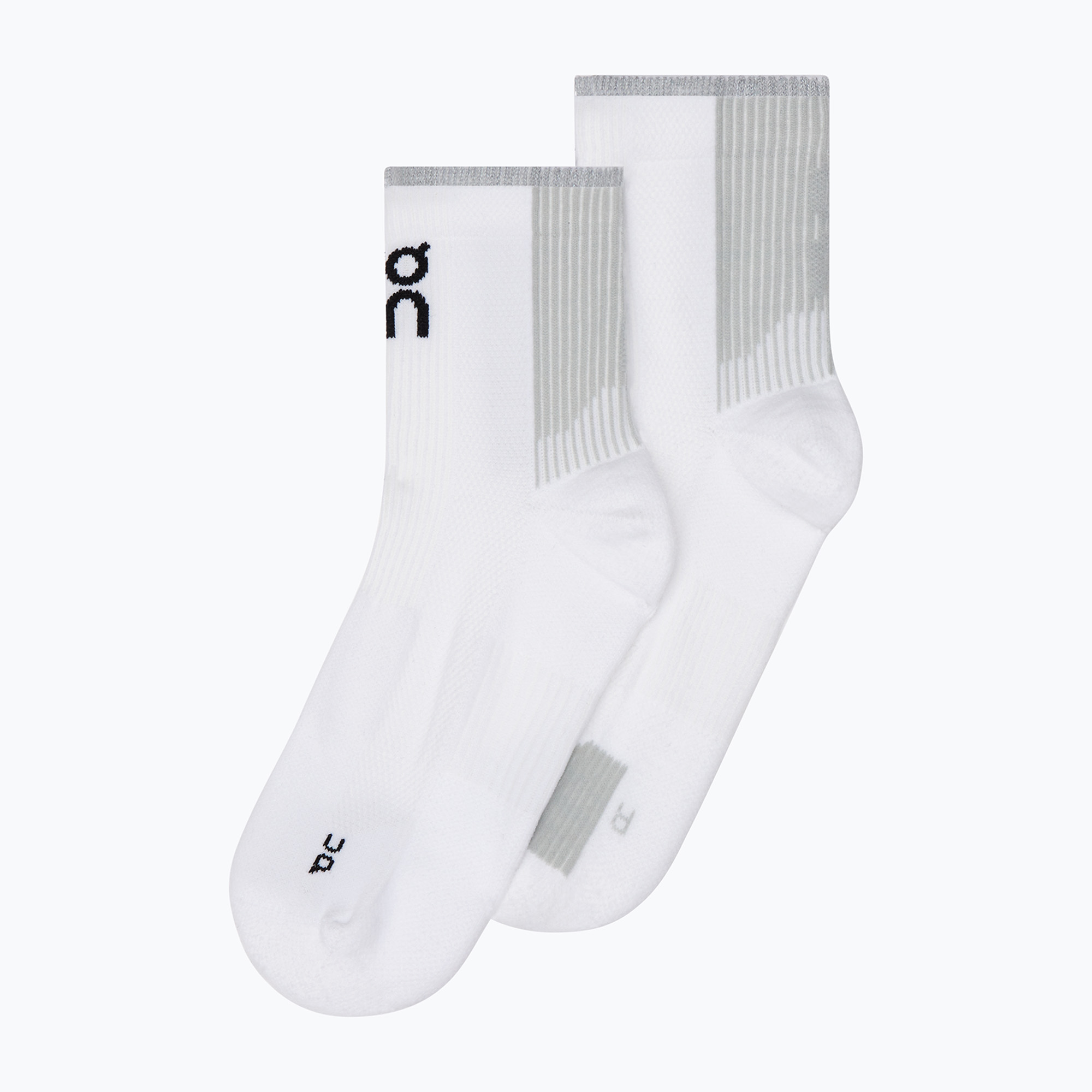 On Performance Run Mid white/glacier чорапи