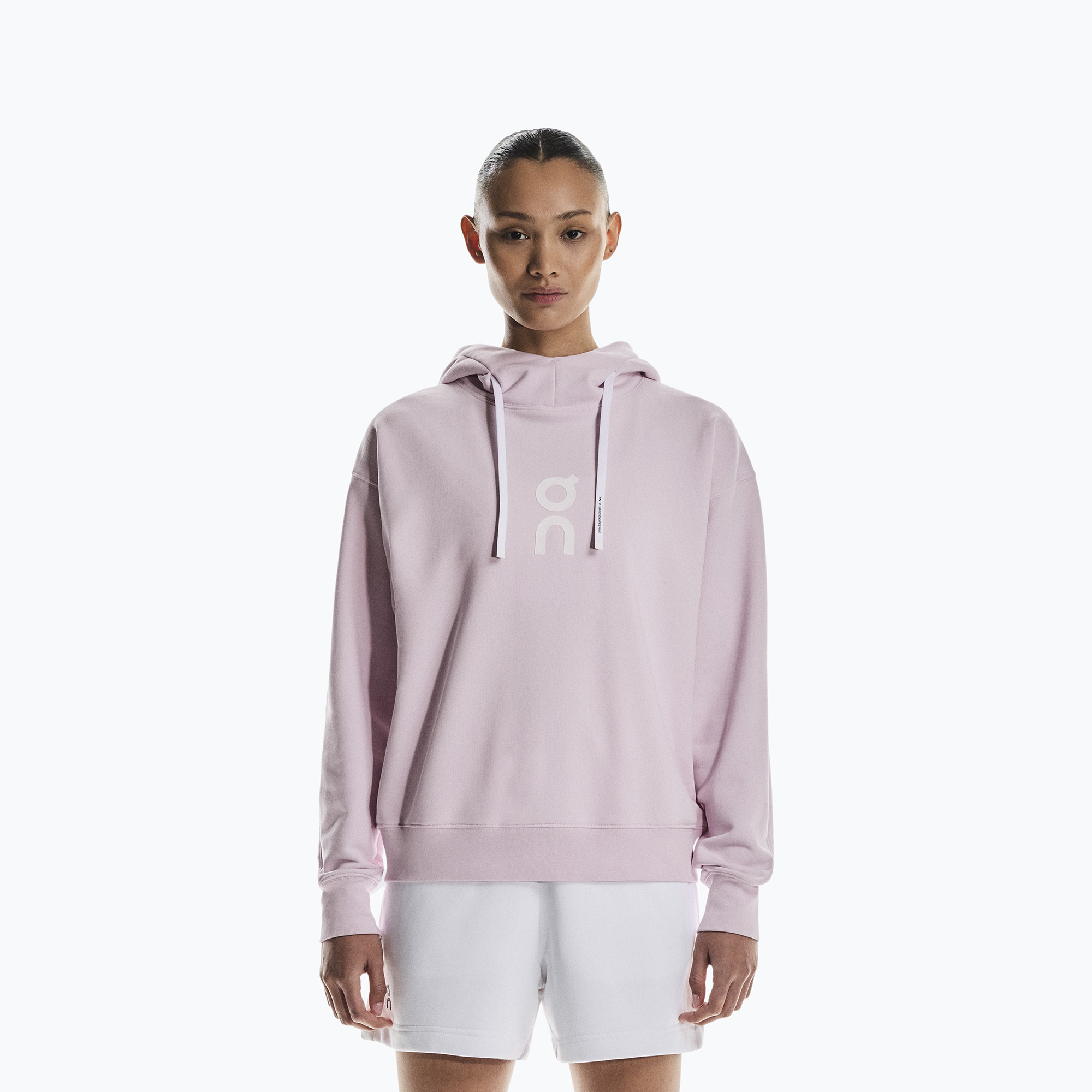 Felpa con cappuccio On Running Club Donna orchidea (S) (Club Hoodie 1WE10043368)