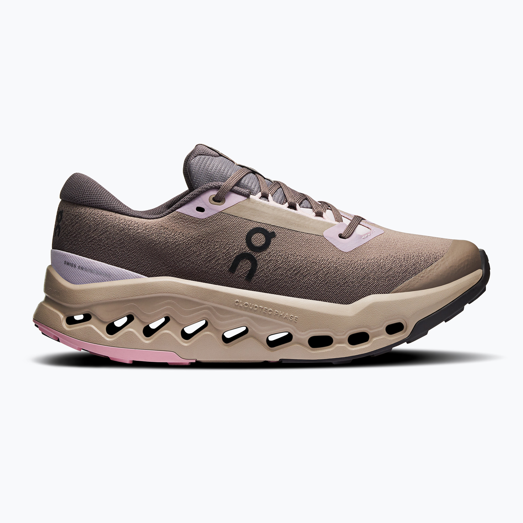 Buty do biegania damskie On Cloudsurfer Trail 2 Waterproof cinder/desert 