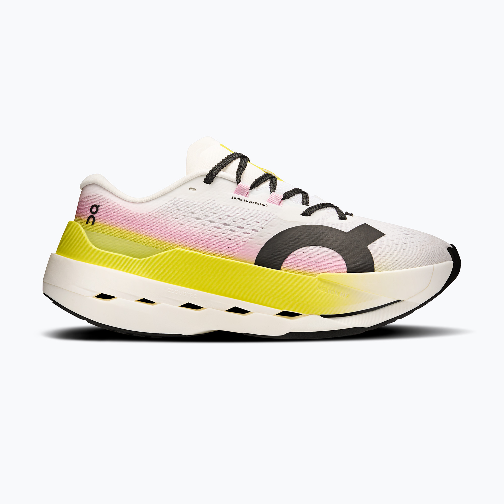 Buty do biegania damskie On Running Cloudboom Max lime/raspberry 