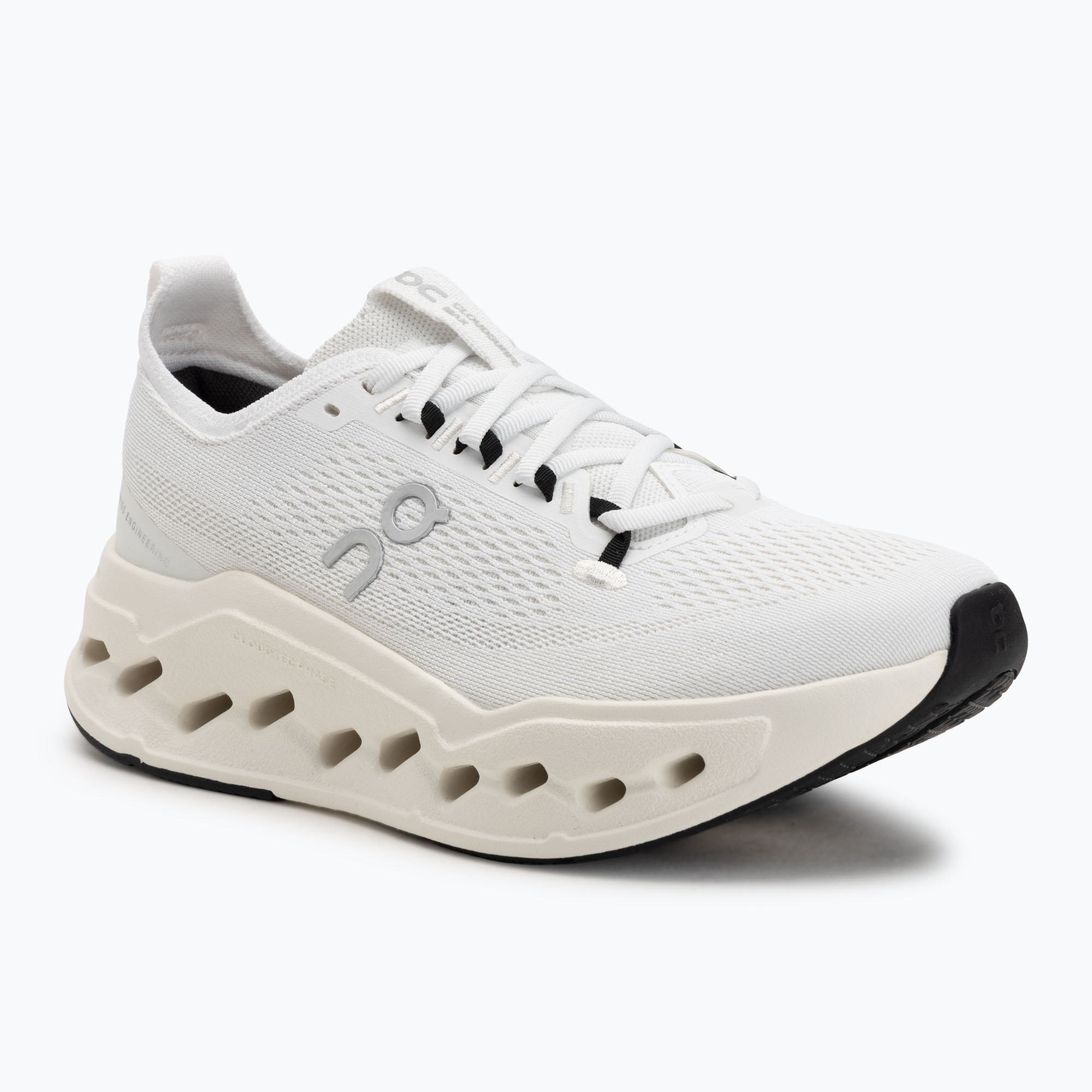 Buty do biegania damskie On Cloudsurfer Max Wide white/white 