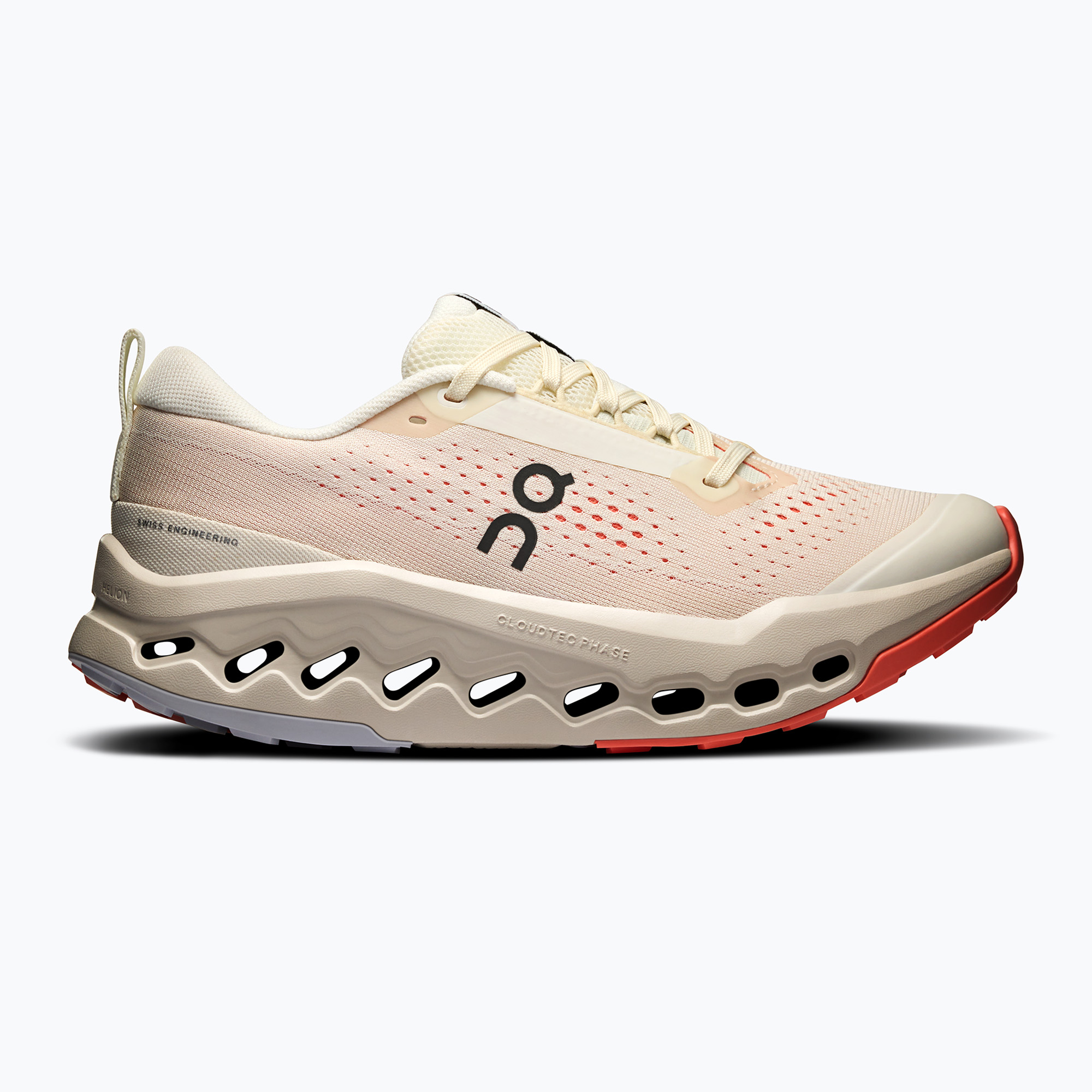 Buty do biegania damskie On Cloudsurfer Trail 2 ivory/salmon 