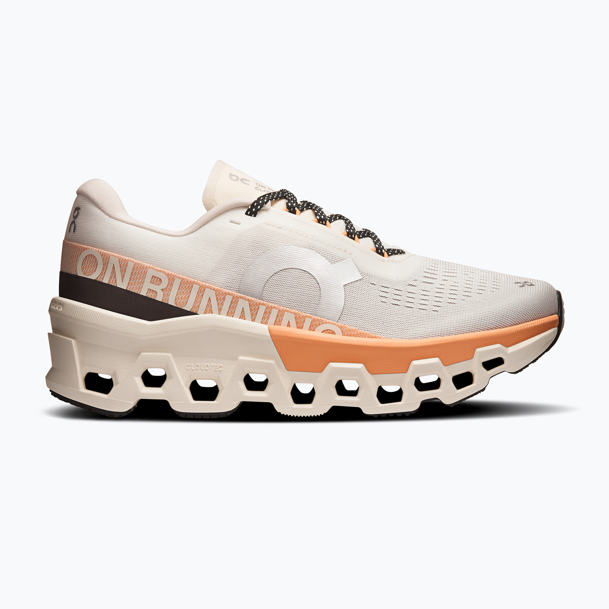 Buty do biegania damskie On Running Cloudmonster 2 ivory/tangerine 
