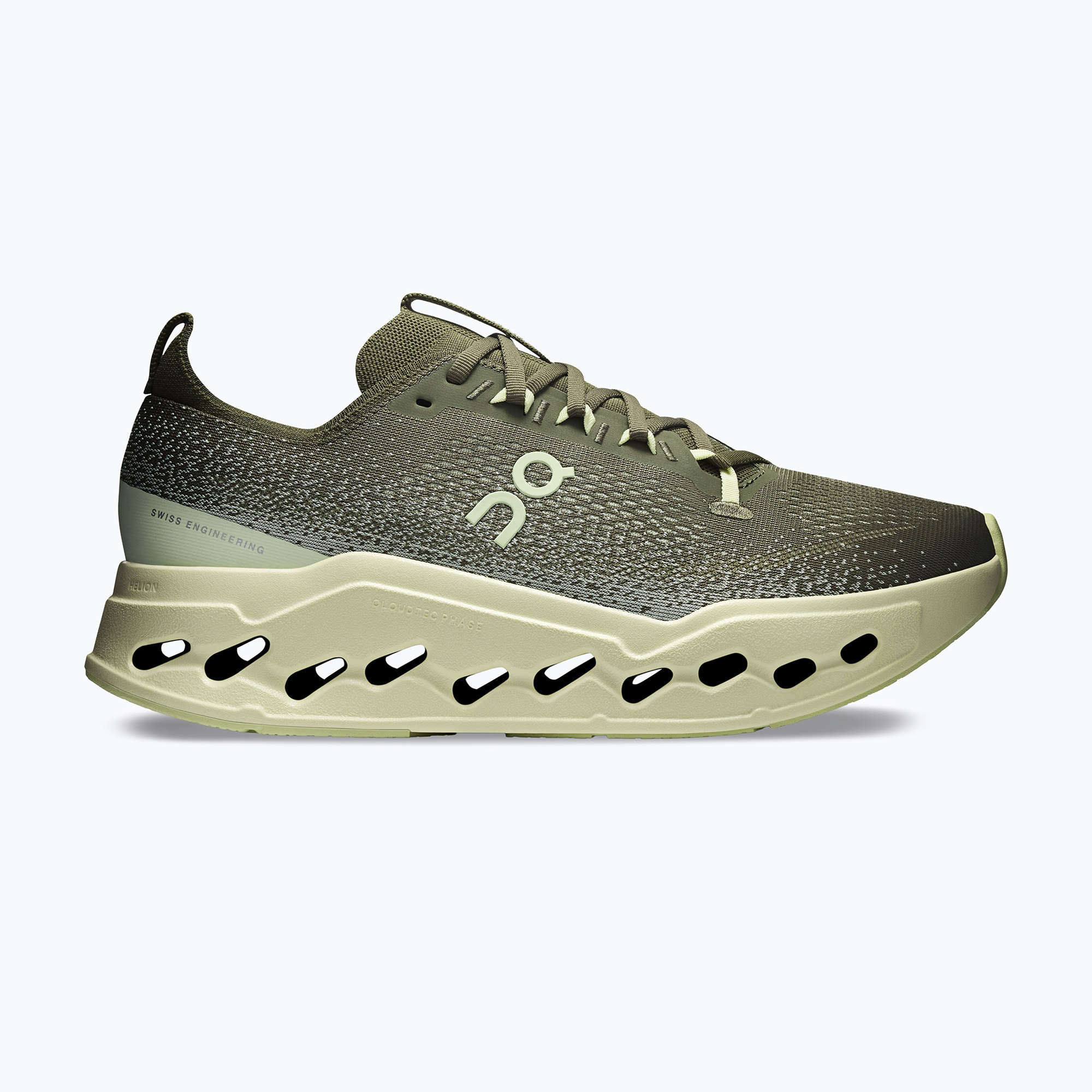 Buty do biegania męskie On Cloudsurfer Max olive/seedling 
