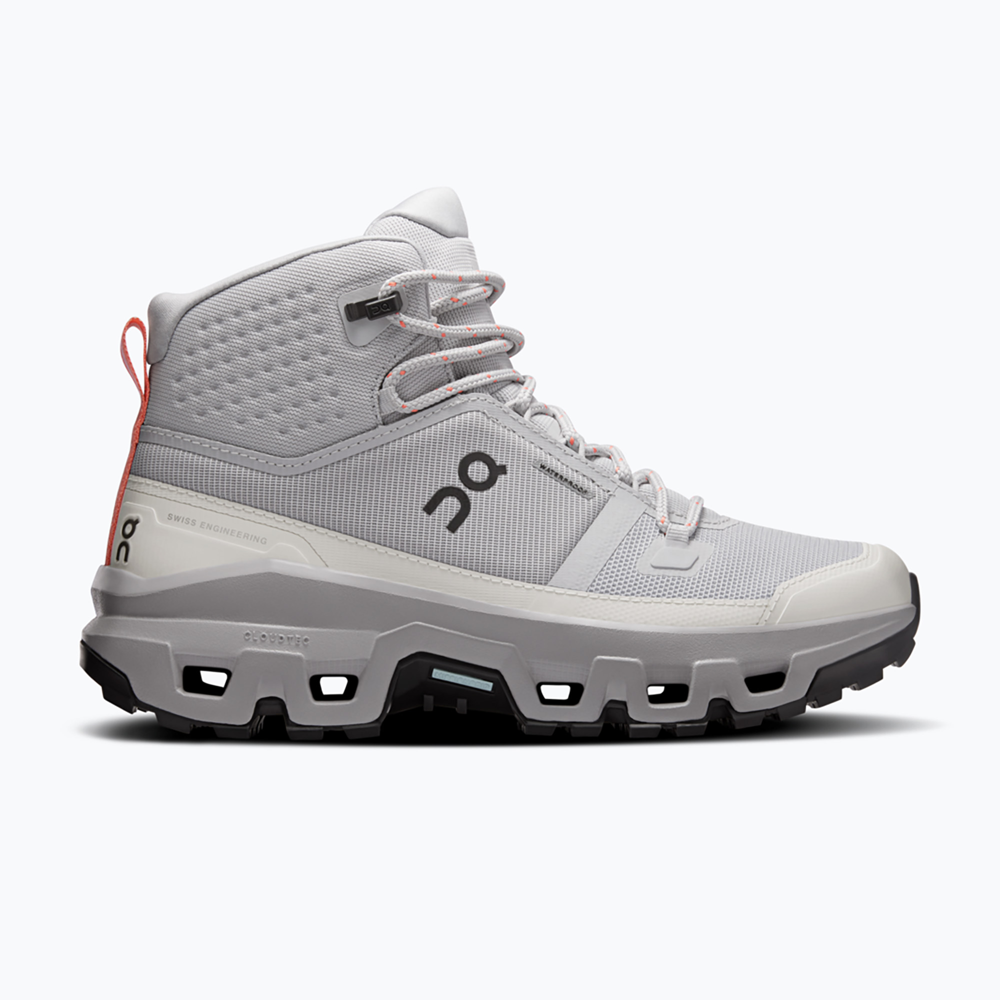 Încălțăminte de drumeție pentru femei On Cloudrock Mid Waterproof glacier/alloy