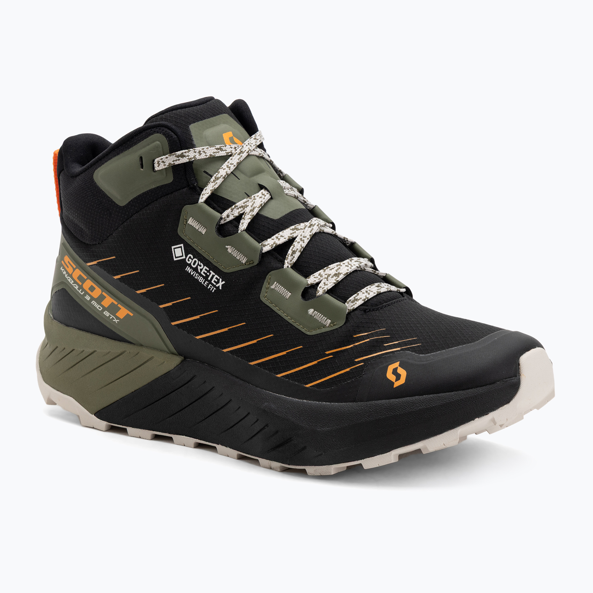Buty do biegania męskie SCOTT Kinabalu 3 Mid Gore-Tex black/fir green 