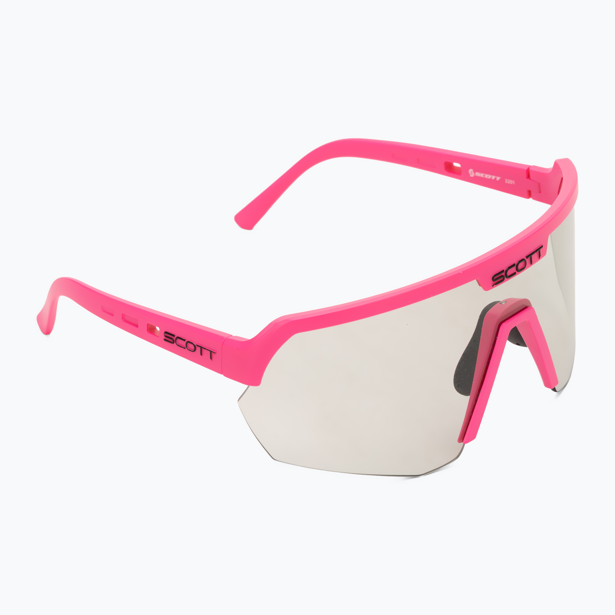 Ochelari de soare SCOTT Sport Shield LS roz acid/gri sensibil la lumină SCOTT Sport Shield LS