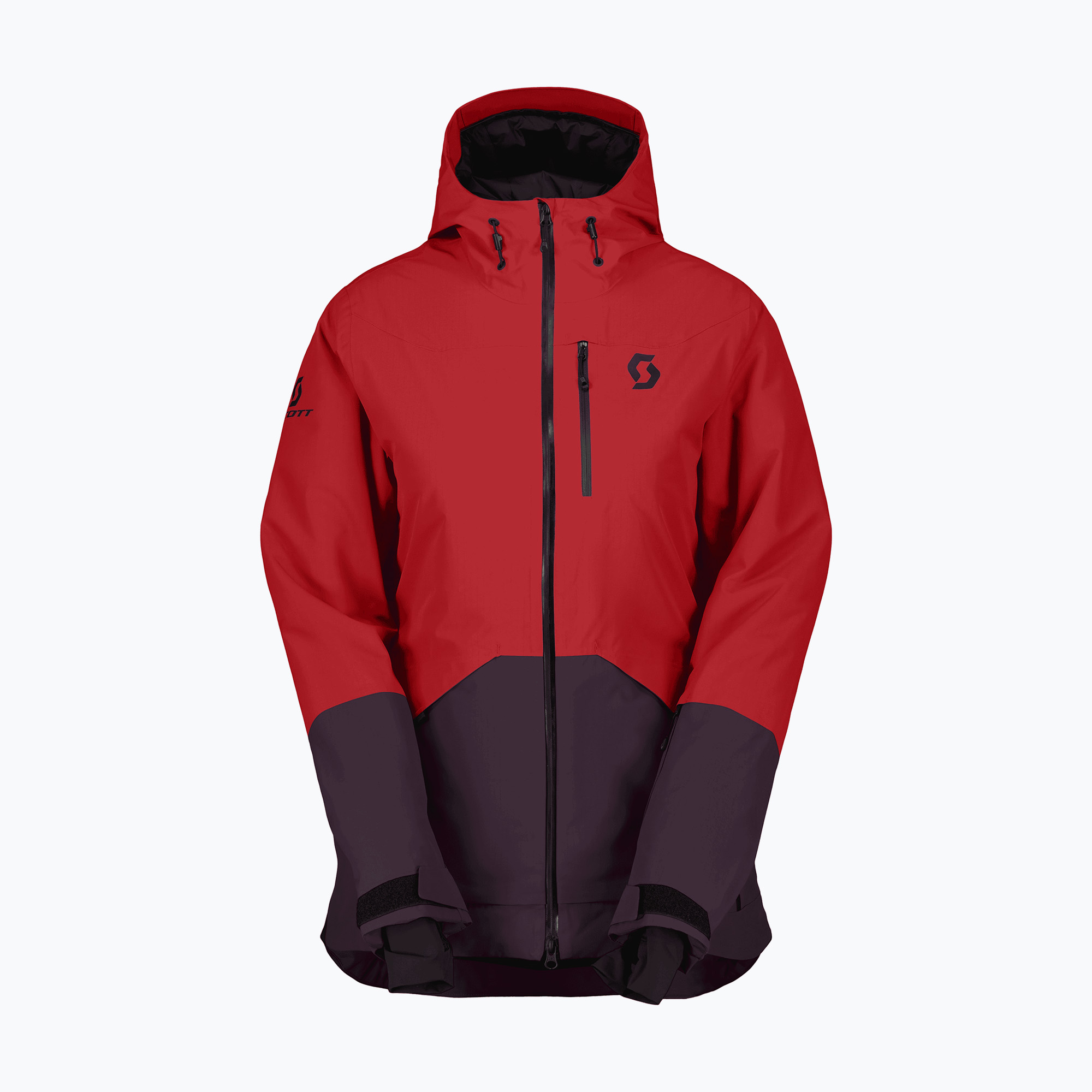 Дамско скиорско яке SCOTT Ultimate Dryo Ripstop power red/rich purple