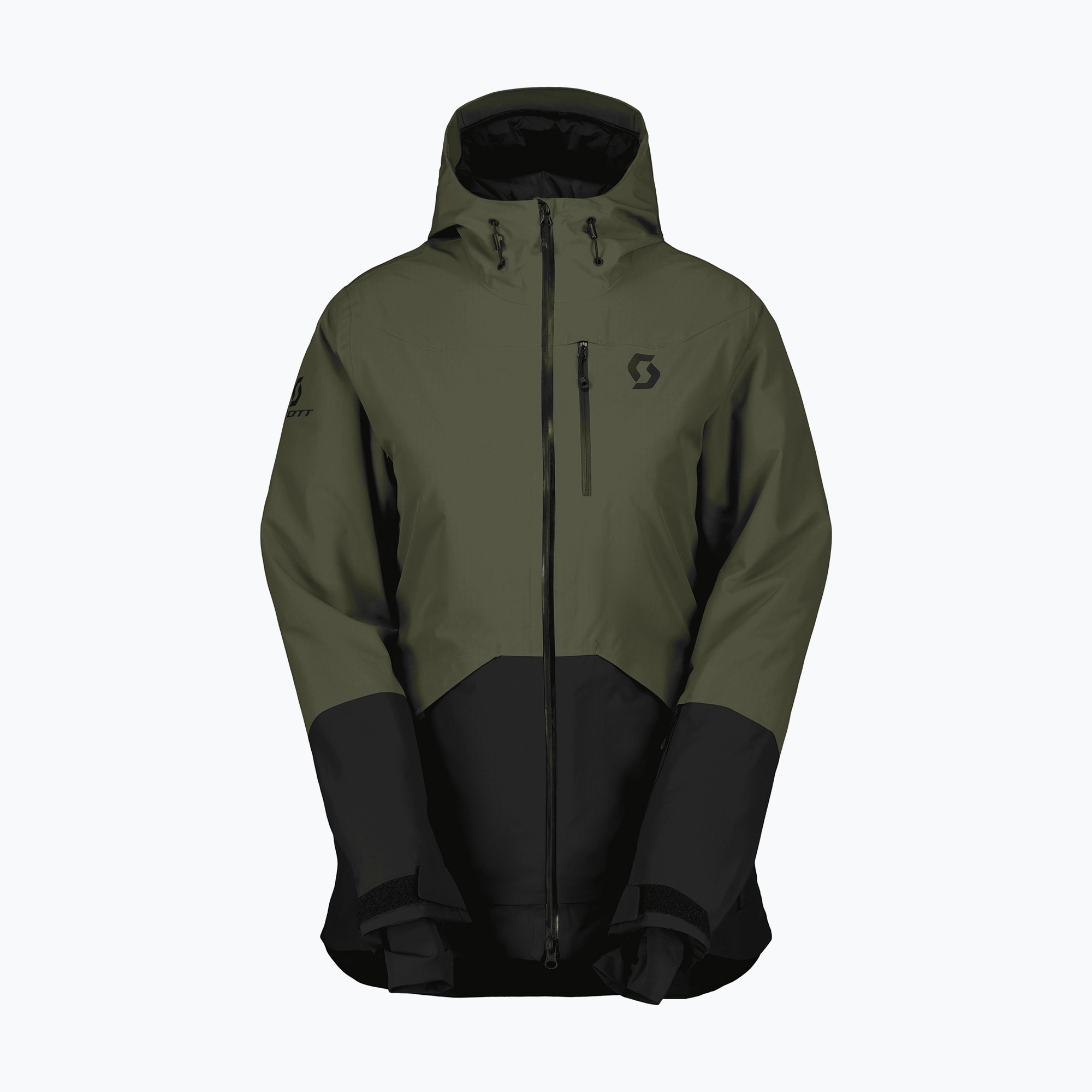Дамско скиорско яке SCOTT Ultimate Dryo Ripstop douglas green/black