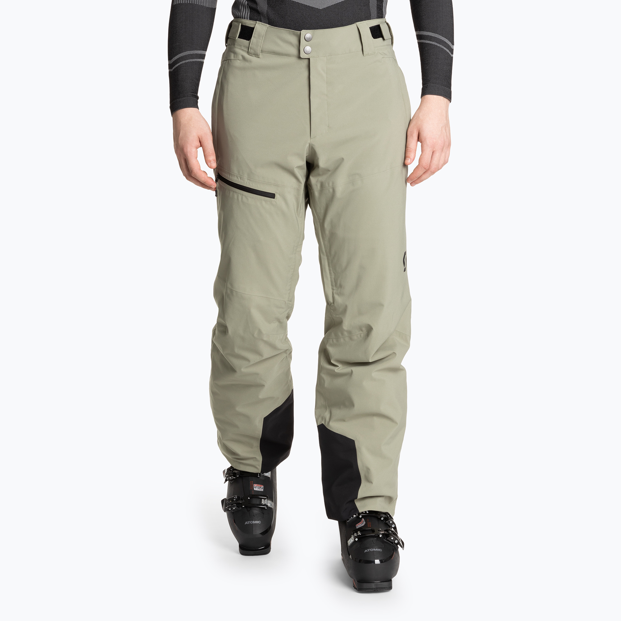 Pantaloni da sci SCOTT Ultimate Dryo da uomo grigio polvere (XL) (Ultimate Dryo 10 419903)