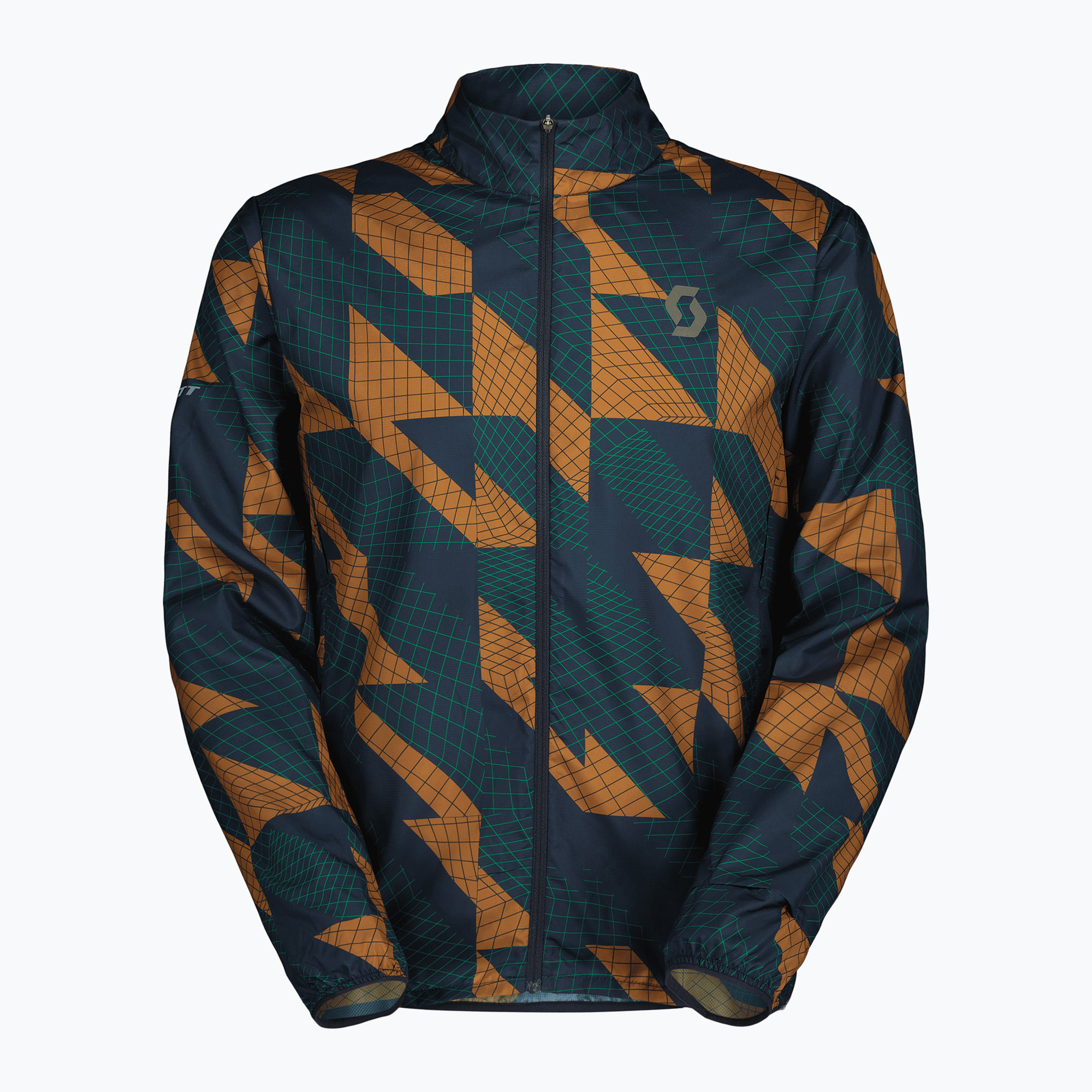 Kurtka do biegania męska SCOTT Endurance Tech Windbreaker dark blue/bread brown 