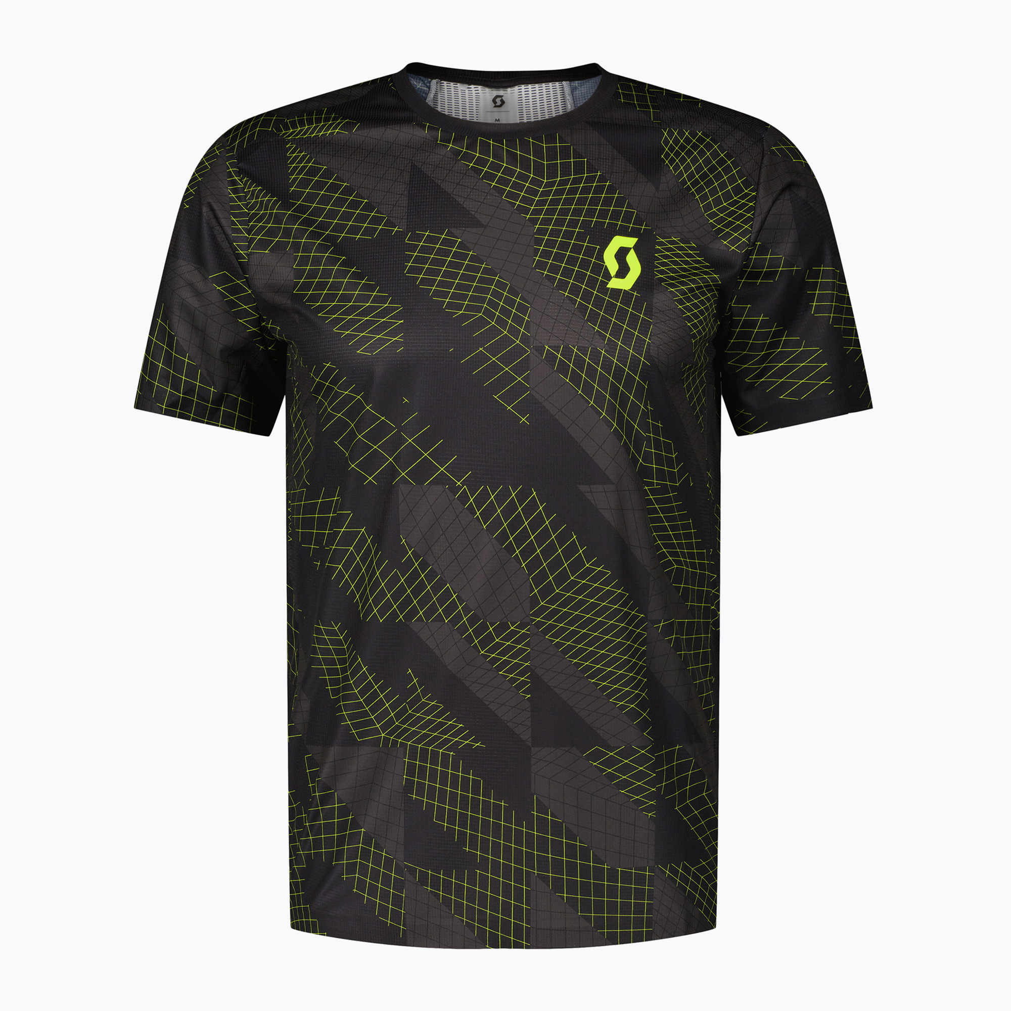 Koszulka do biegania męska SCOTT RC Run black/yellow 