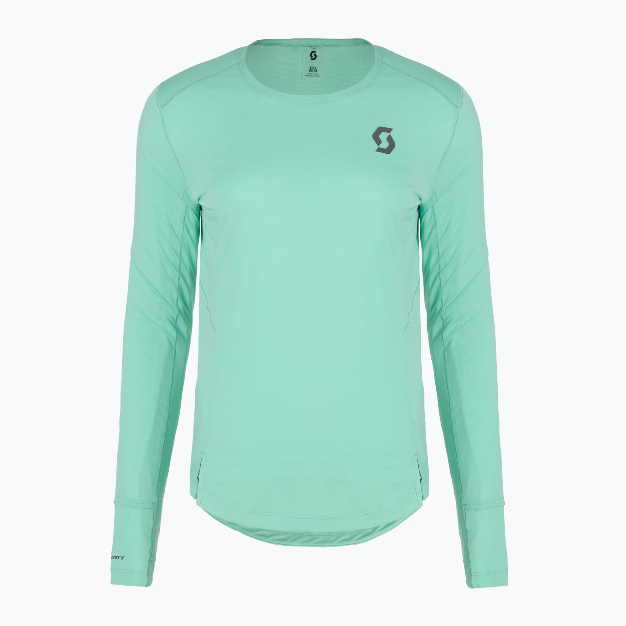 Longsleeve do biegania damski SCOTT Endurance Tech miami green 