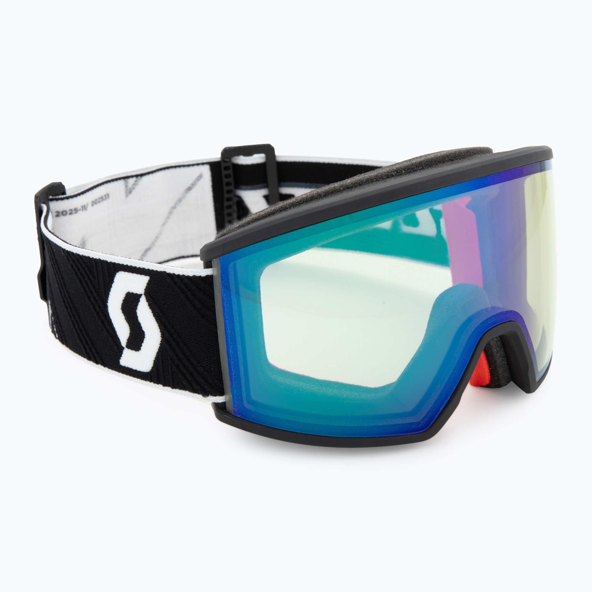 Ochelari de schi SCOTT Ambit black/white/amp aurora green chrome