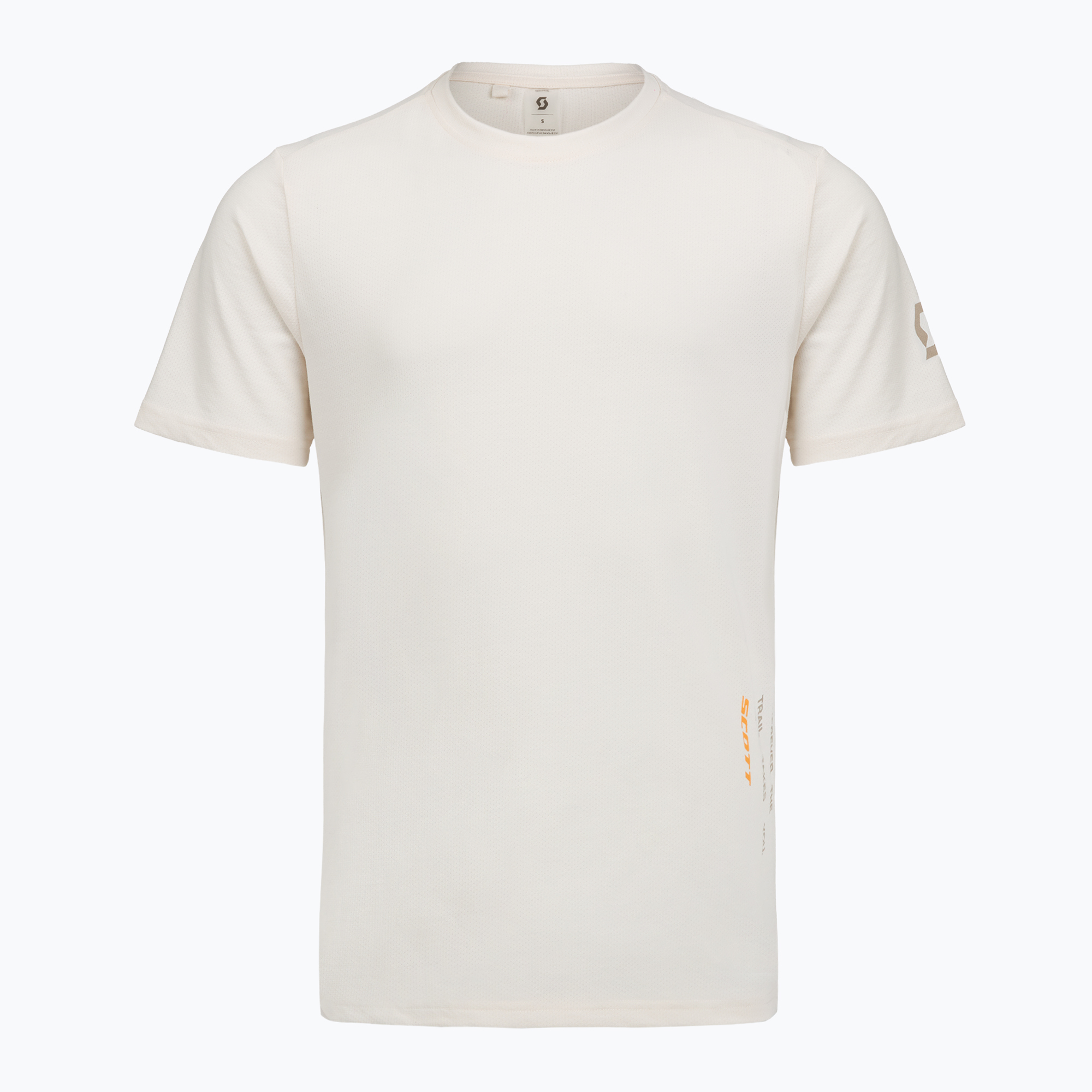 Koszulka do biegania męska SCOTT Endurance DRI Tee cotton white/toast beige 