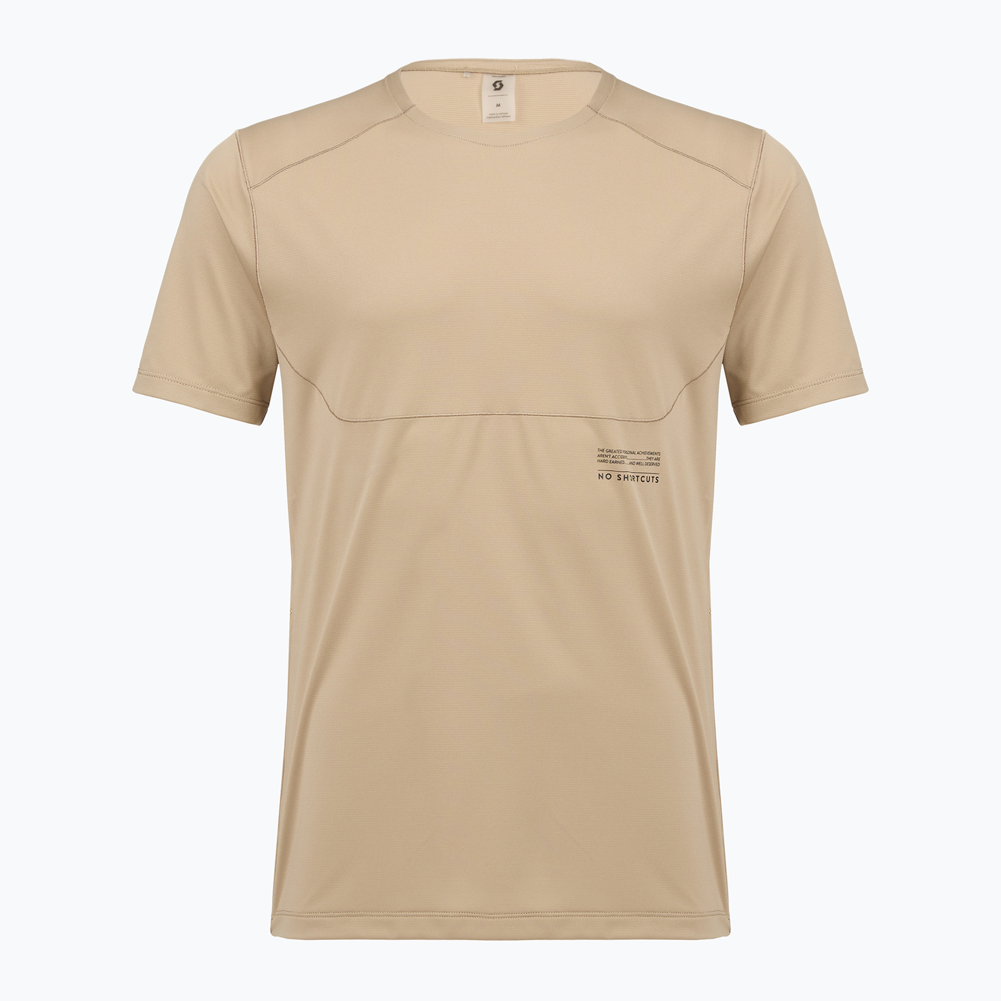 Koszulka do biegania męska SCOTT Endurance Tech toast beige 