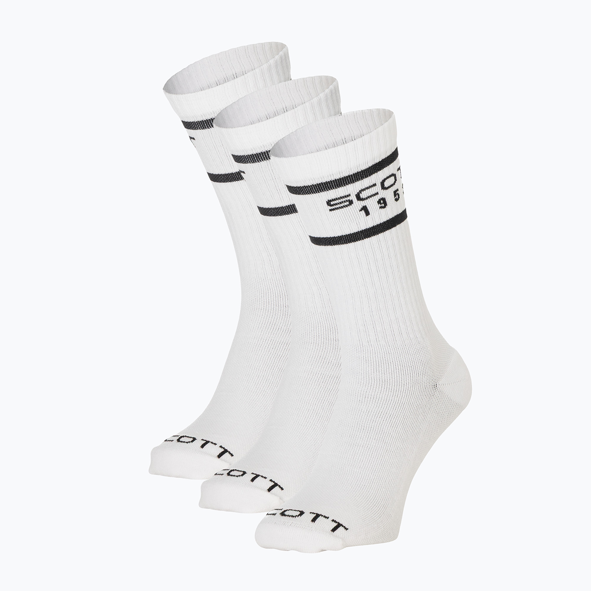 Чорапи SCOTT Retro Casual Crew 3 pairs white/black
