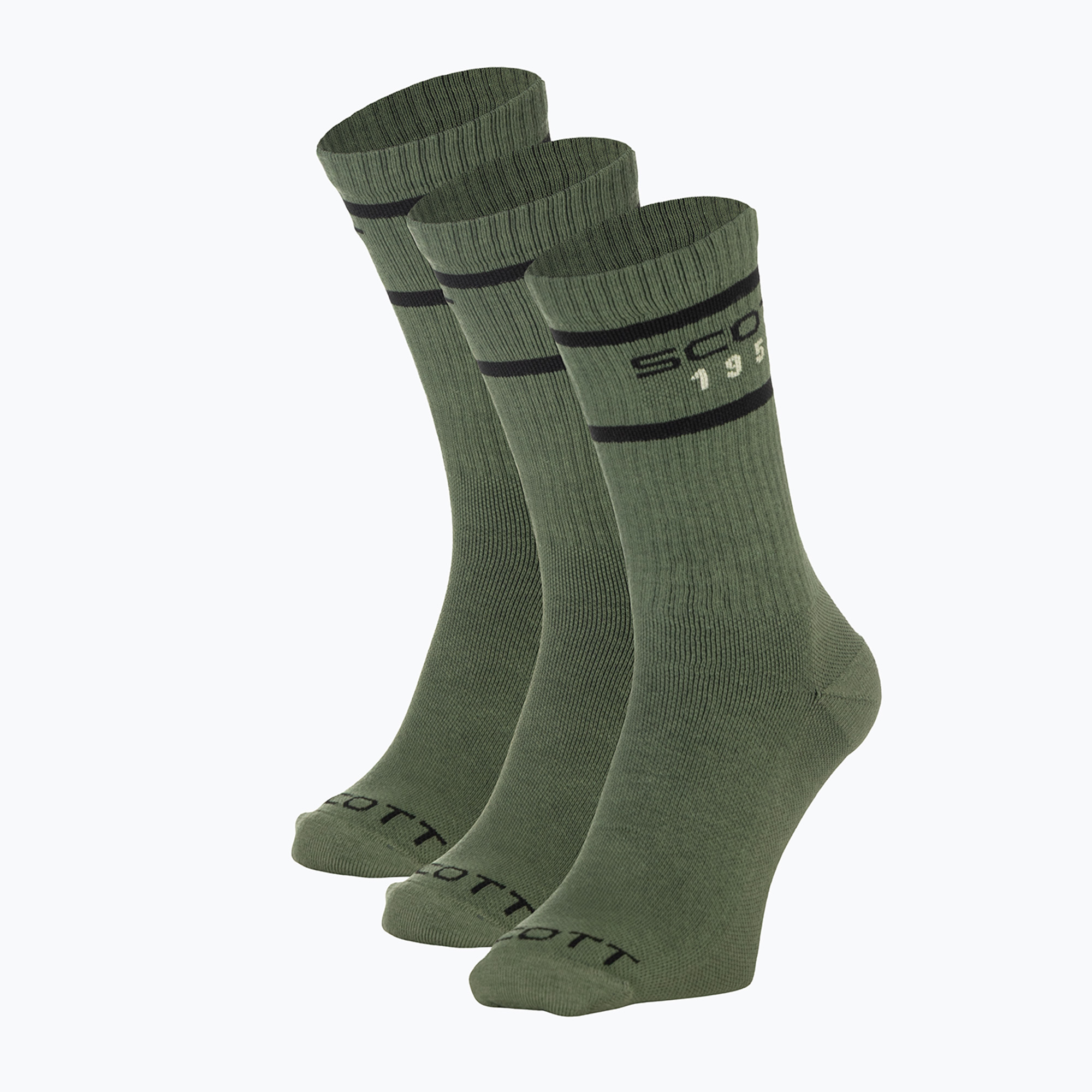 Чорапи SCOTT Retro Casual Crew 3 pairs tranguil green