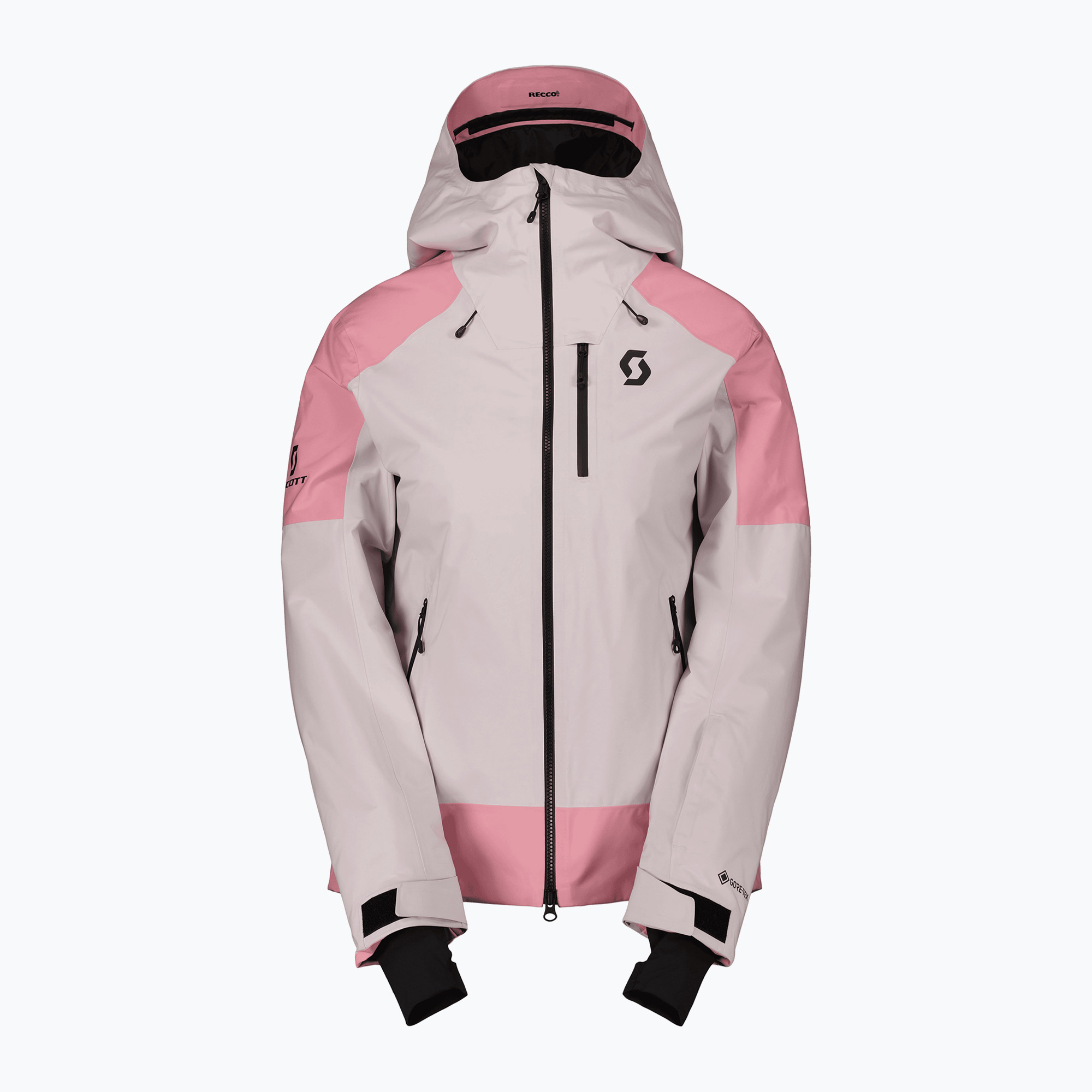 Дамско скиорско яке SCOTT Ultimate GTX wax pink/cocoa red