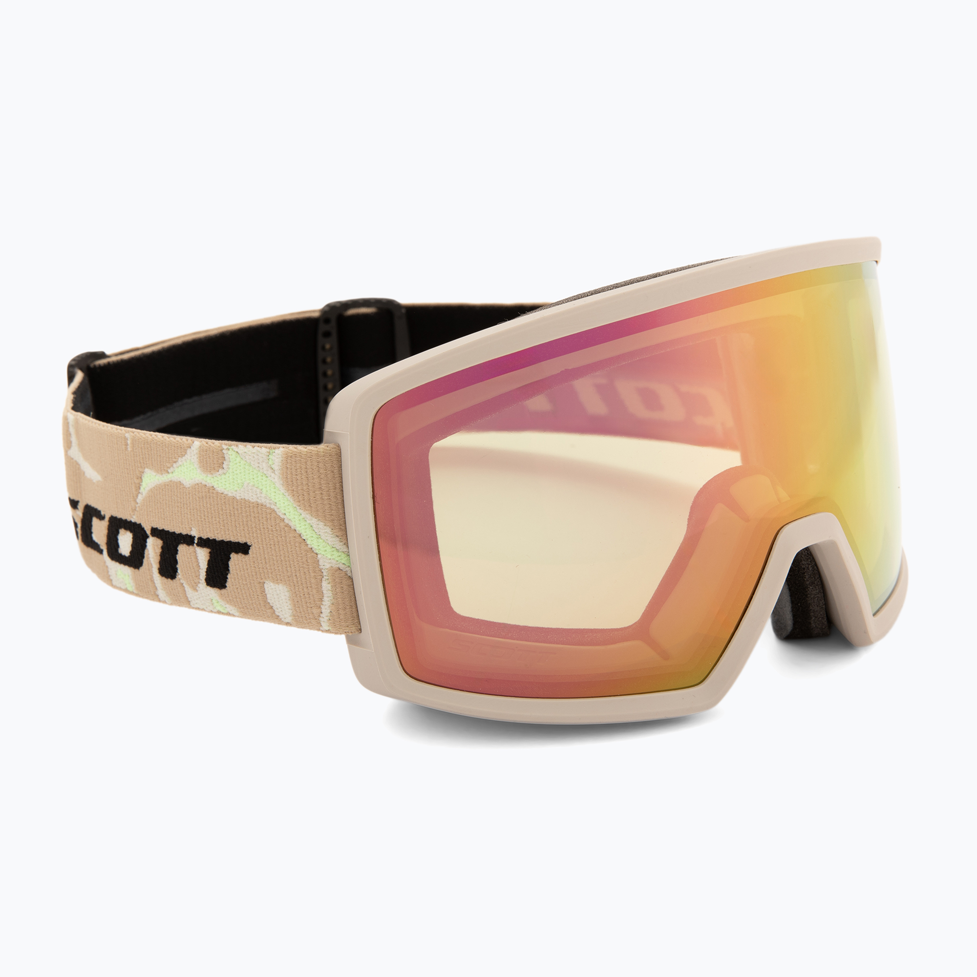 Скиорскa маска Scott Neo Compact Light Sensitive S1-3 mojave beige/amp ls cinnamon chrome