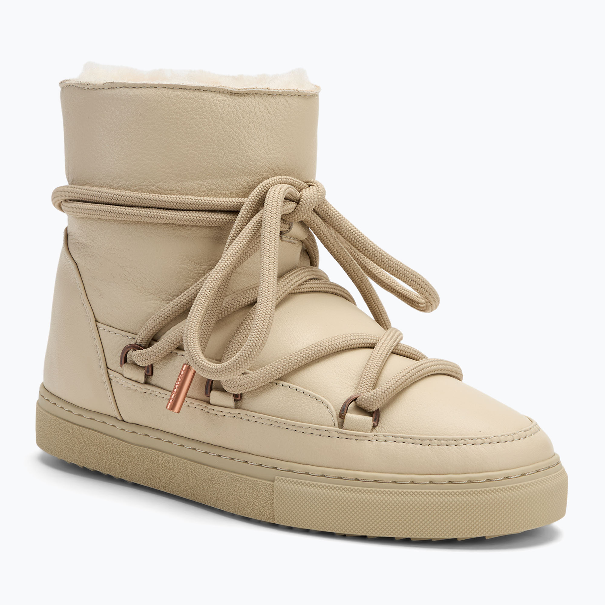 Dámske snehule INUIKII Full Leather cream (Full Leather 75202-087-103)