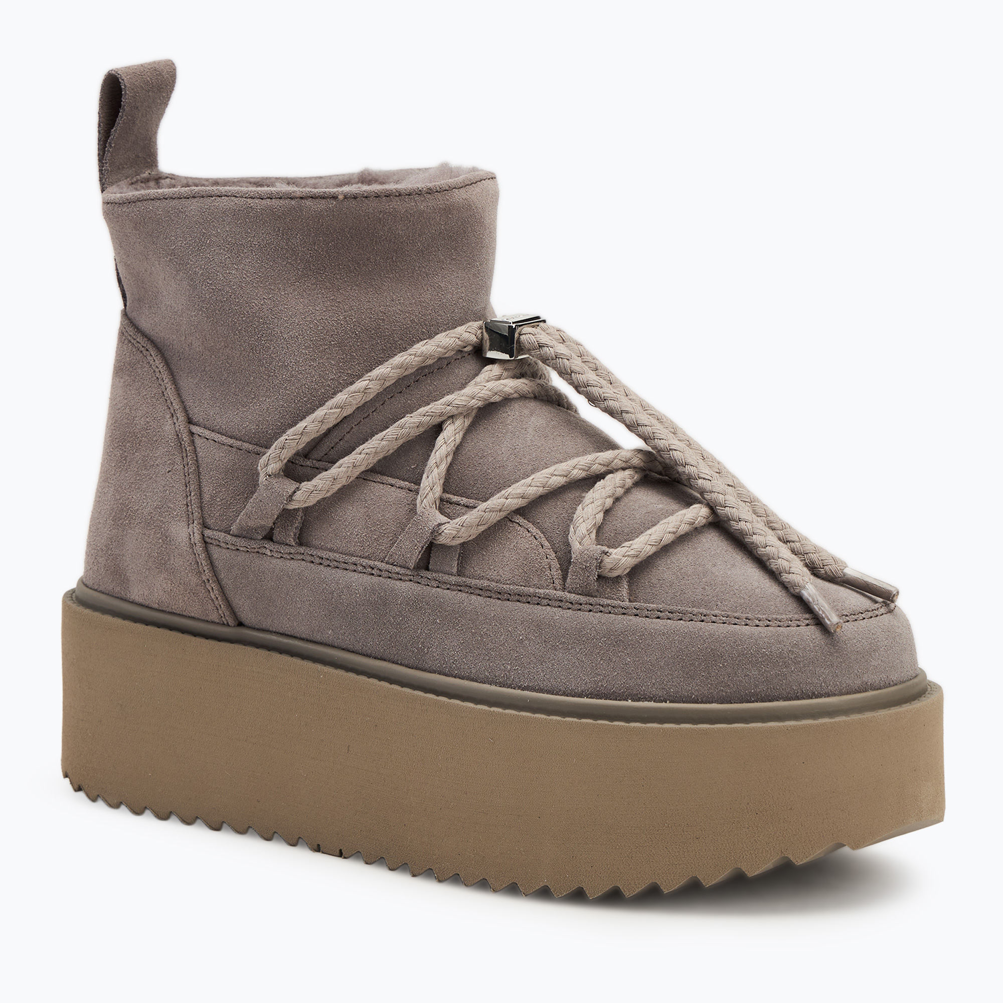 Śniegowce damskie INUIKII Classic Low Platform grey 