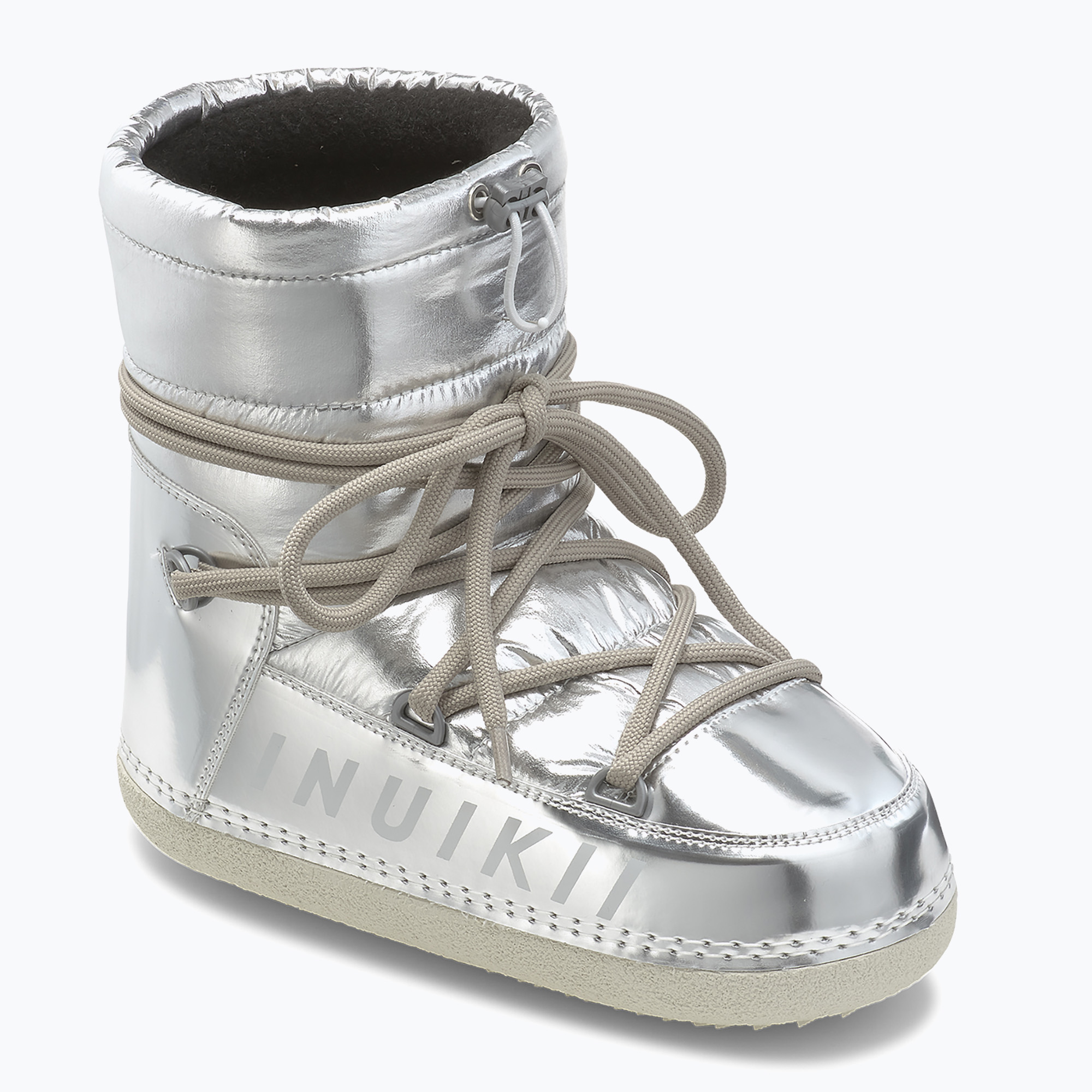 Śniegowce damskie INUIKII Mountain Metallic silver 