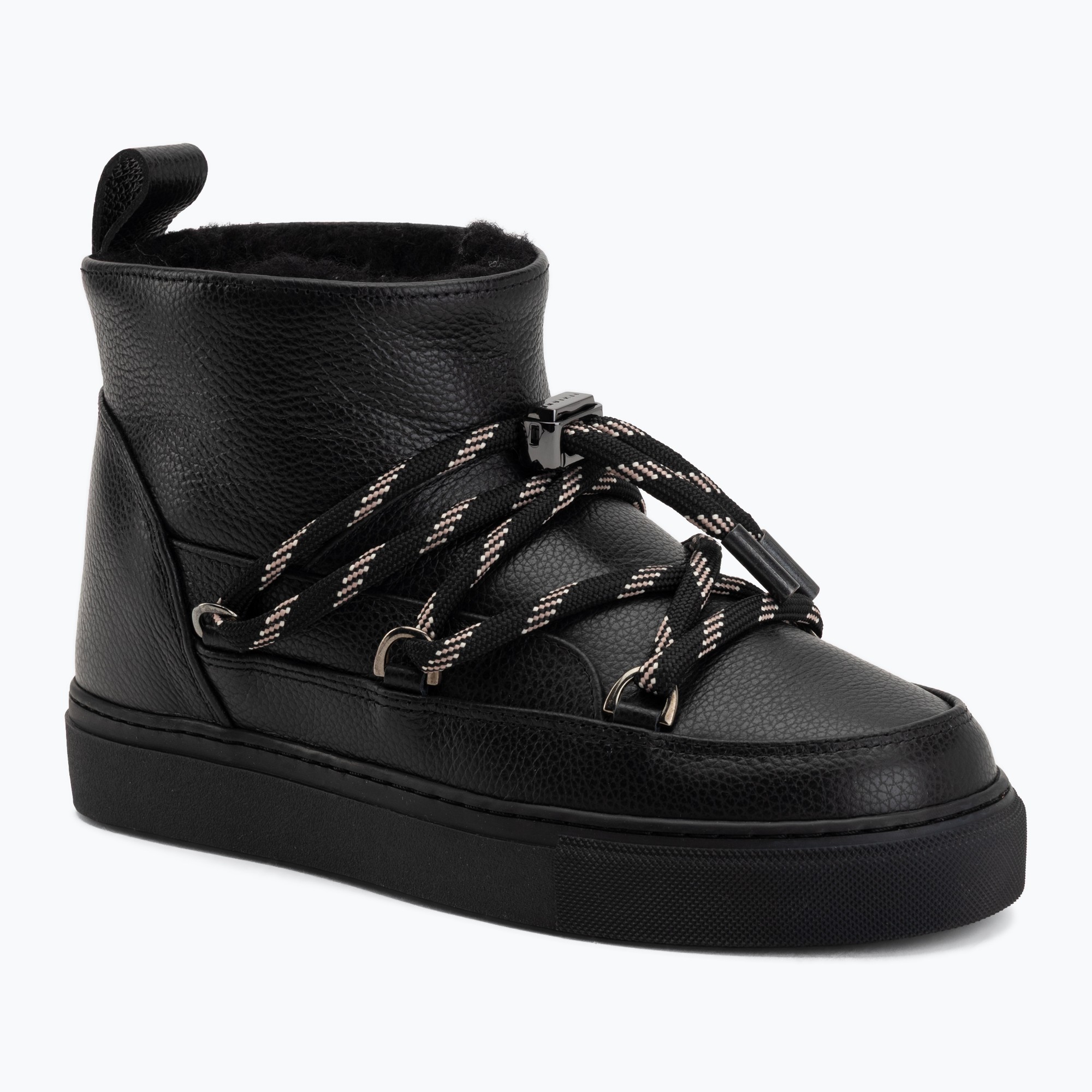 Дамски ботуши за сняг INUIKII Full Leather Gloss black