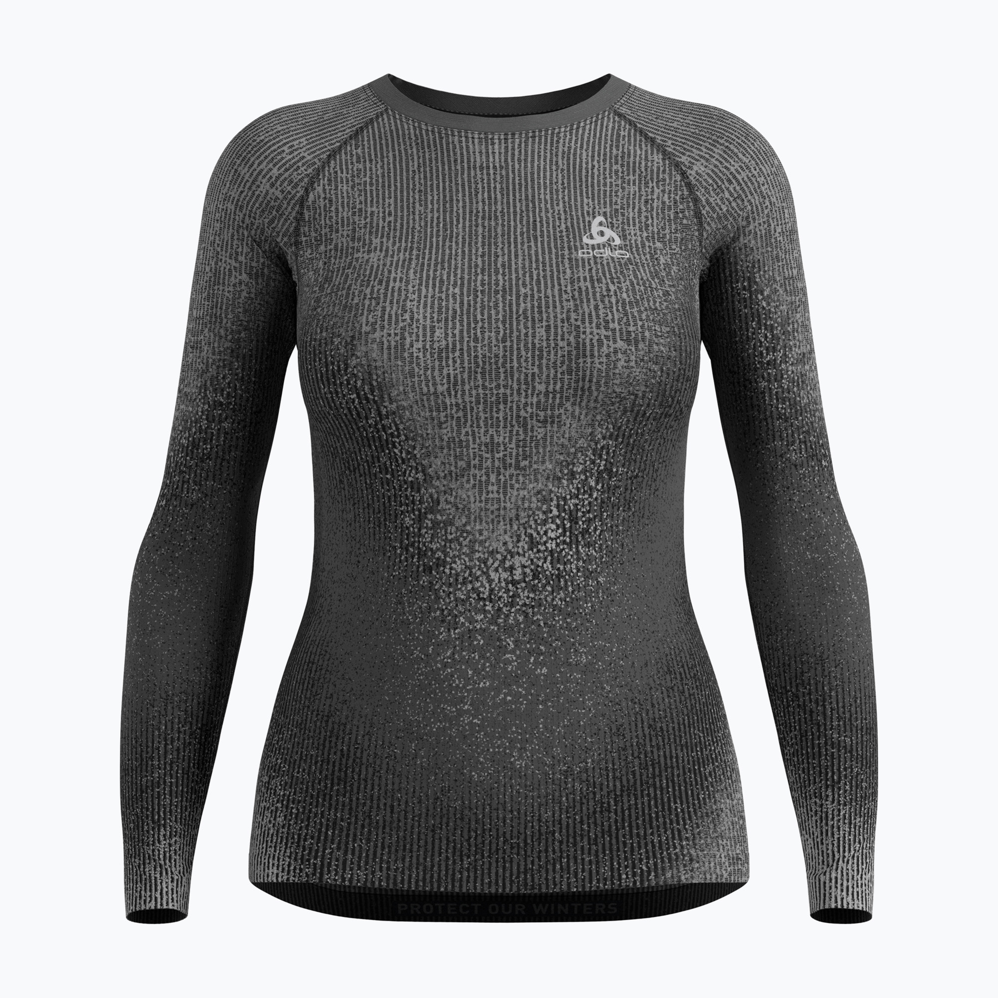 Maglia termica donna a manica lunga Odlo Performance Warm Blackcomb Bl Top Crew Neck black (M) (Performance Warm Blackcomb Bl Top Crew Neck 196291/