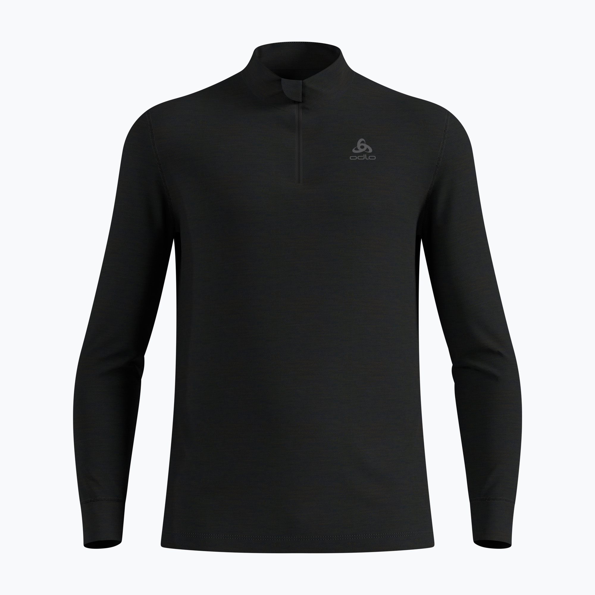 Bluză termoactivă pentru bărbați ODLO Merino 200 Bl Top Turtle Neck black