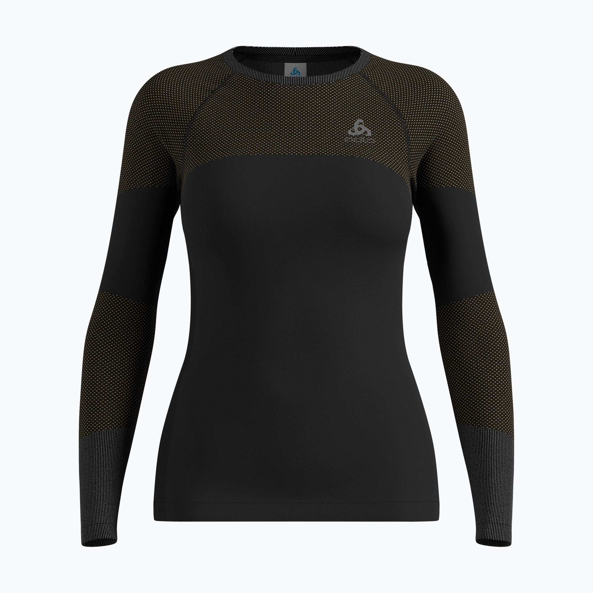 Дамска термоактивна блуза с дълъг ръкав ODLO Fundamentals Performance Warm Bl Top Crew Neck black