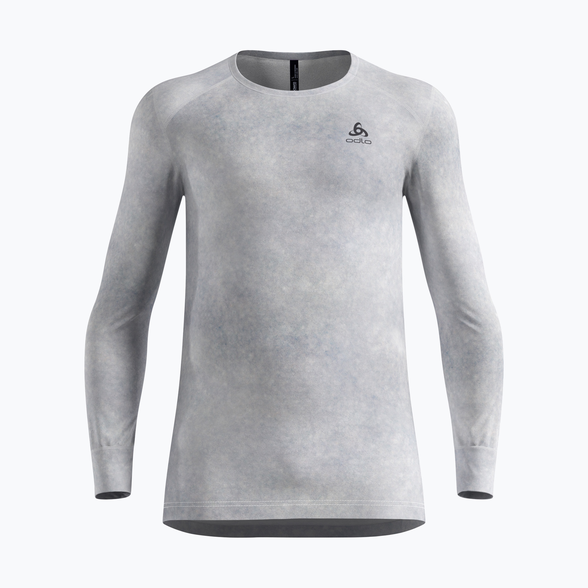 Мъжка термоактивна блуза с дълъг ръкав ODLO Active Warm X Pow Bl Top Crew Neck odlo silver grey