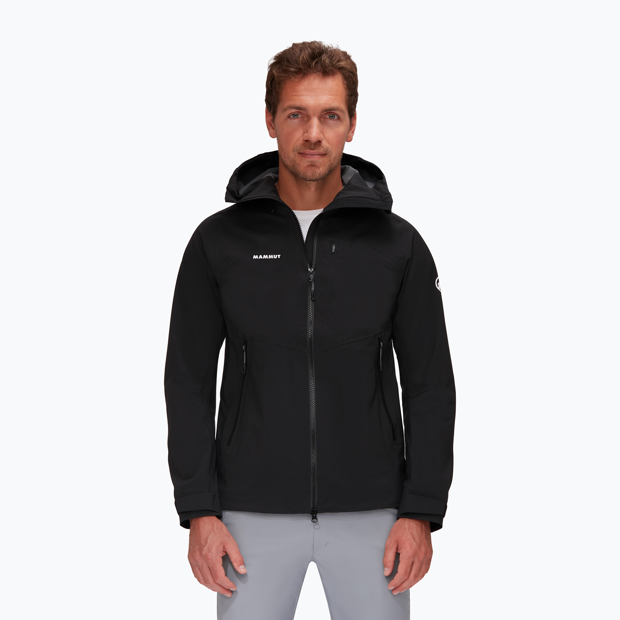 Kurtka przeciwdeszczowa męska Mammut Alto Guide HS Hooded black 