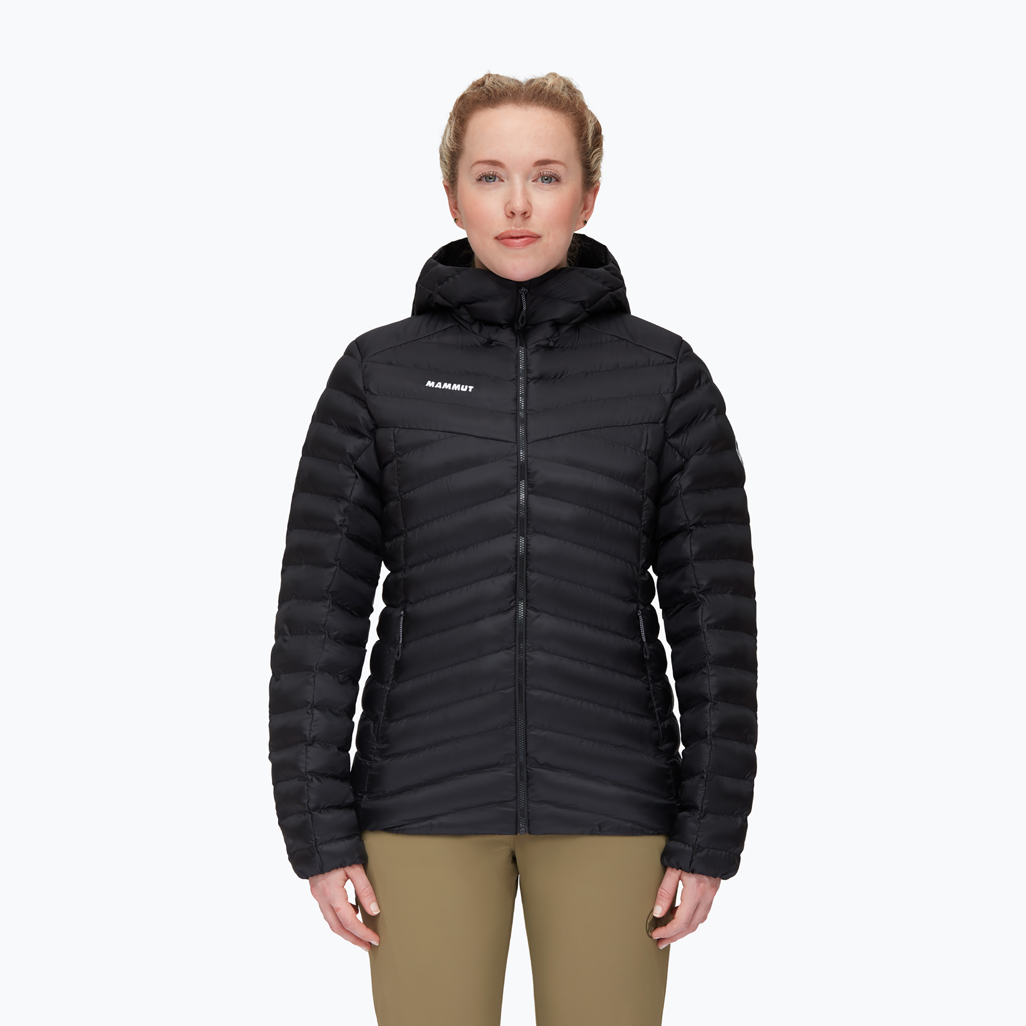 Kurtka ocieplana damska Mammut Albula IN Hooded black 