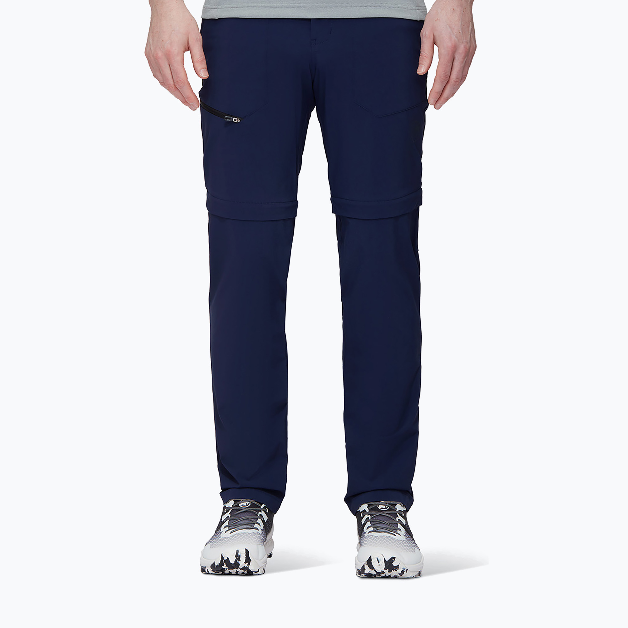 Spodnie trekkingowe męskie Mammut Runbold Zip Off marine 