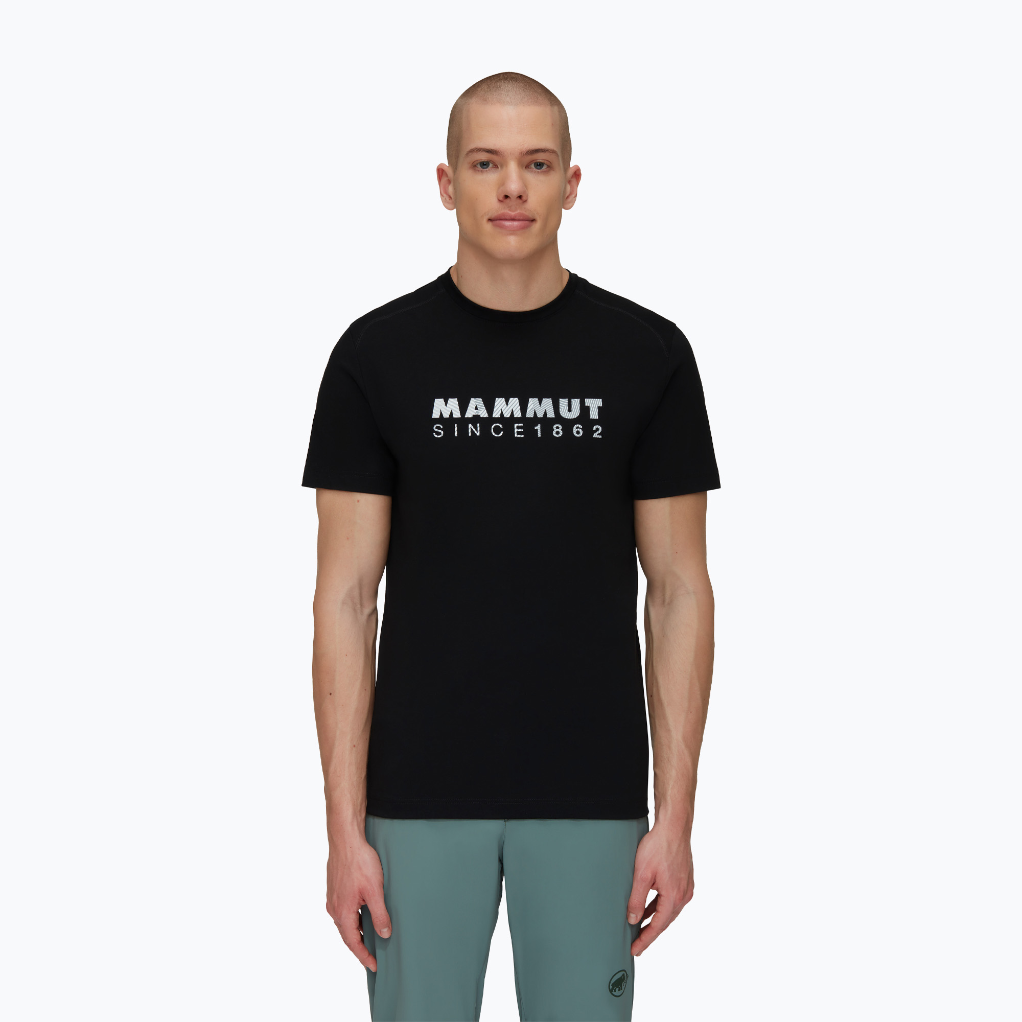 Maglietta Mammut Trovat Logo uomo nero (S) (Trovat Logo 1017-05250-0001)
