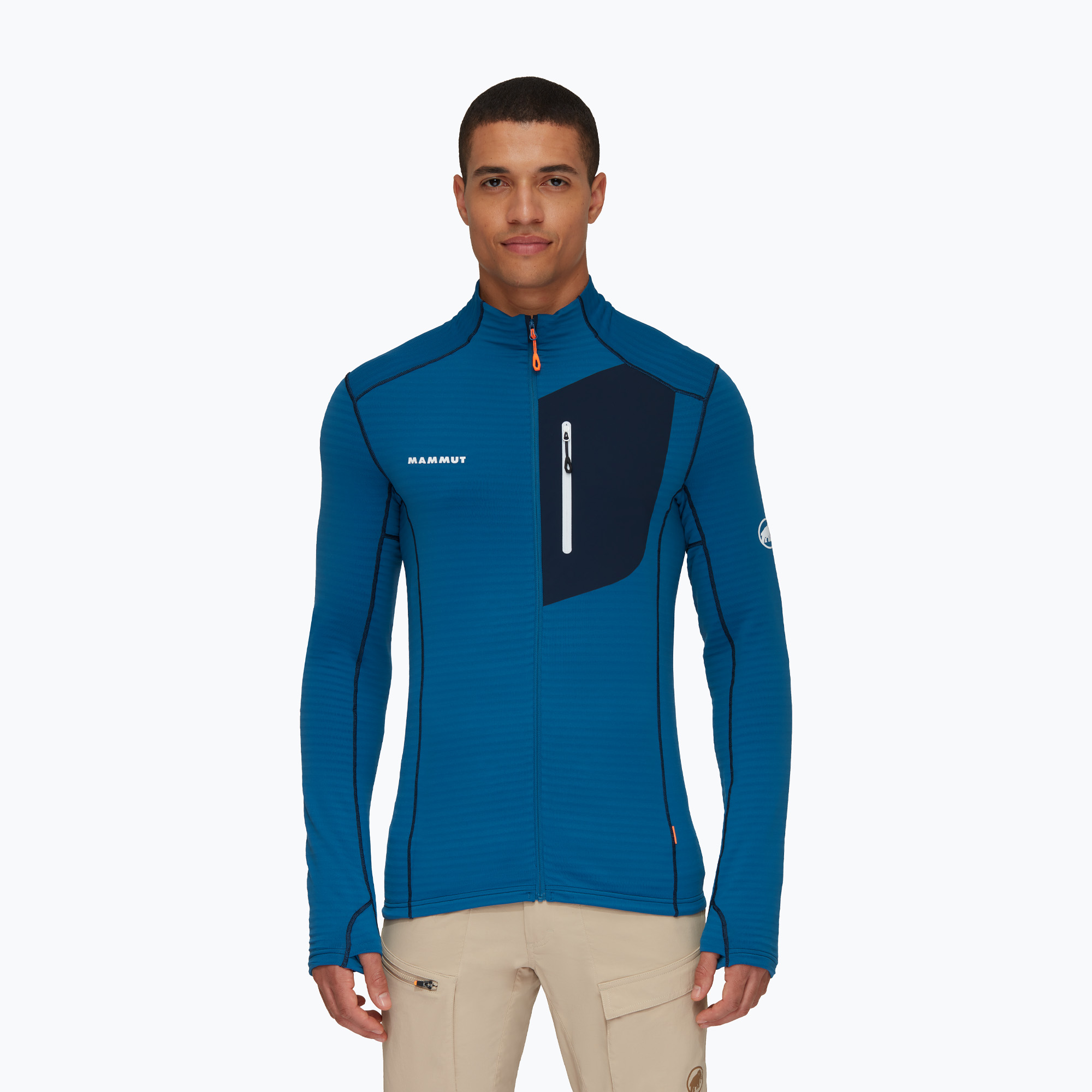 Bluza męska Mammut Taiss Light ML deep ice/ marine 