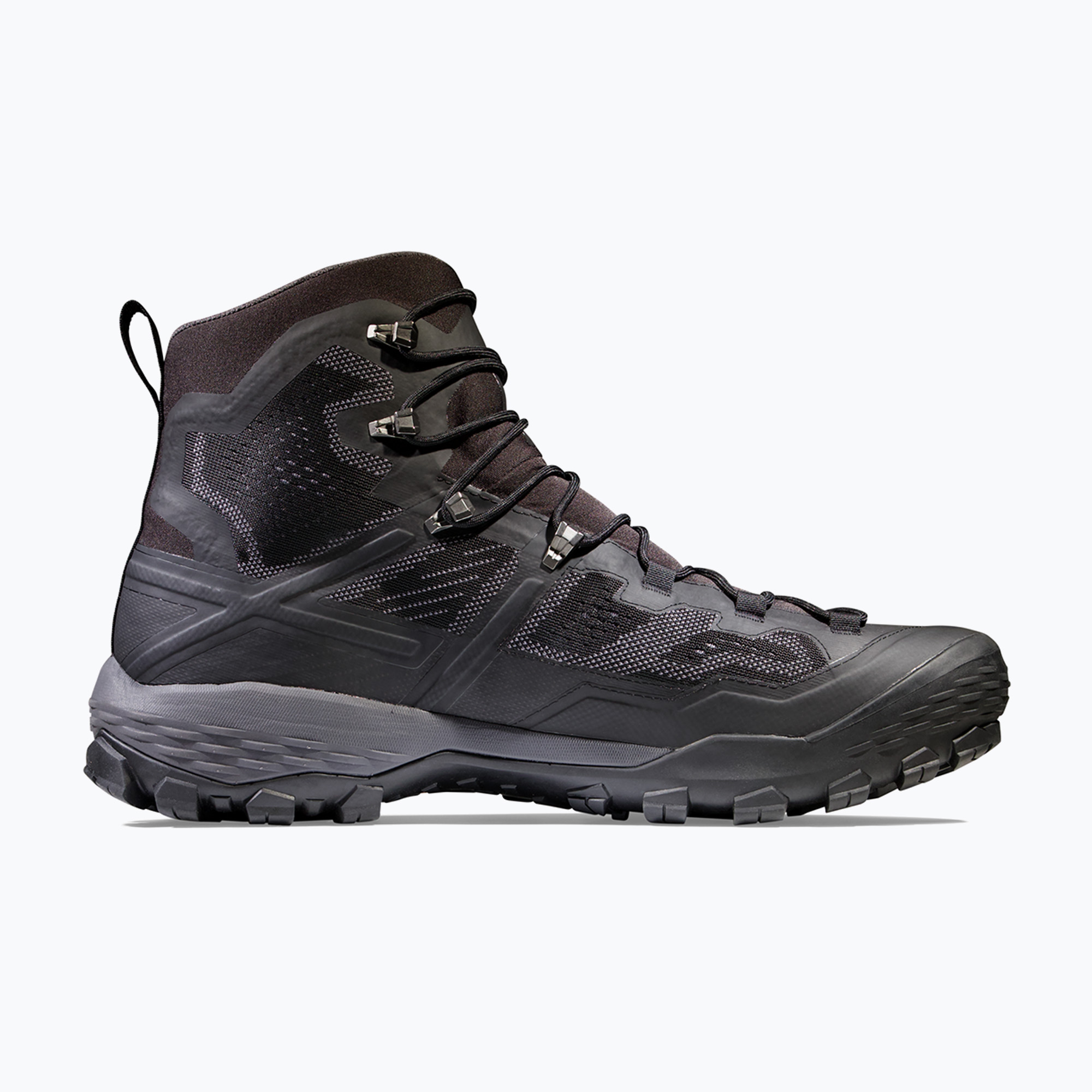 Men's trekking boots Mammut Ducan High GTX black/black (46 2/3 EU)