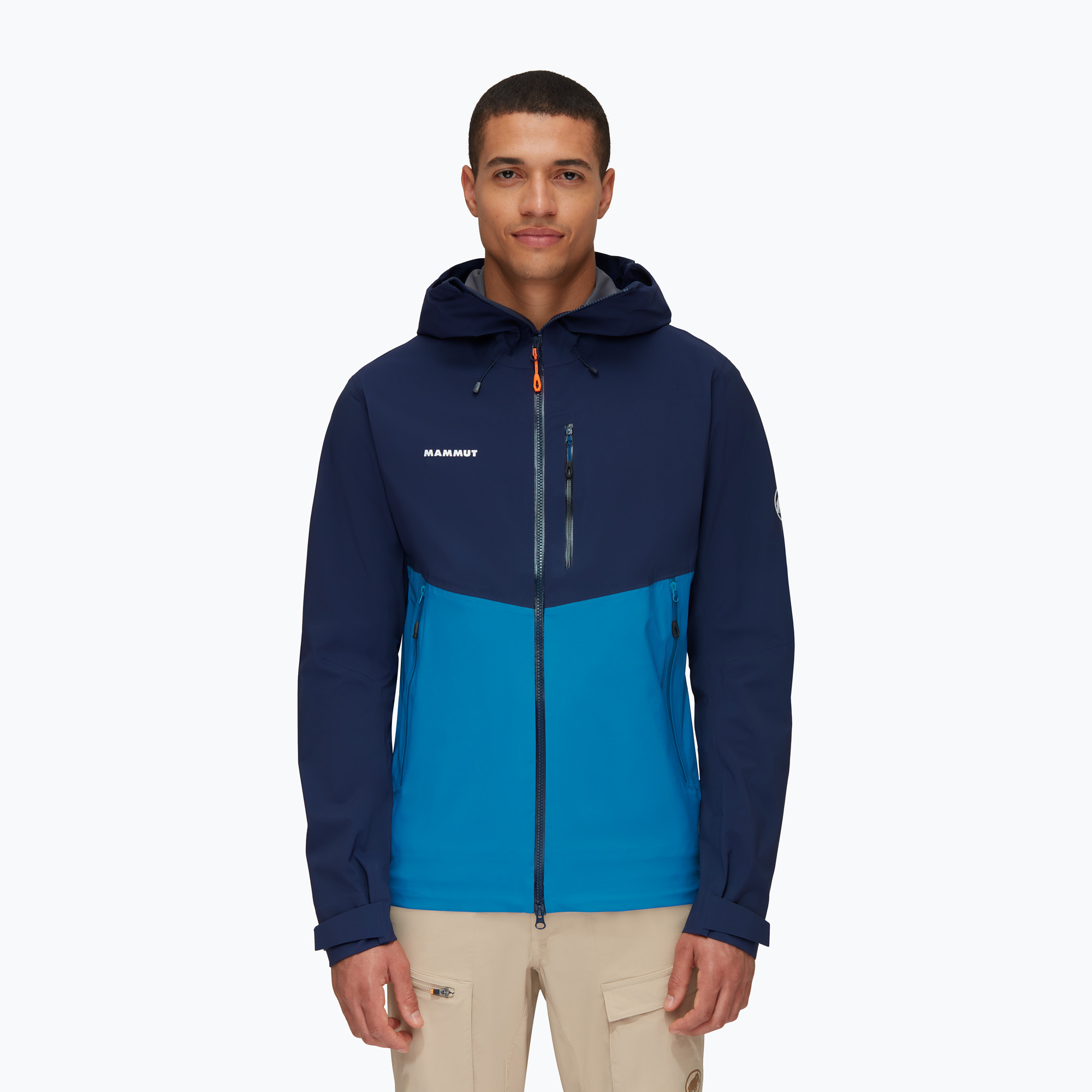 Mammut Alto Guide HS Hooded men's rain jacket navy blue 1010-29560-50554-115 (S)
